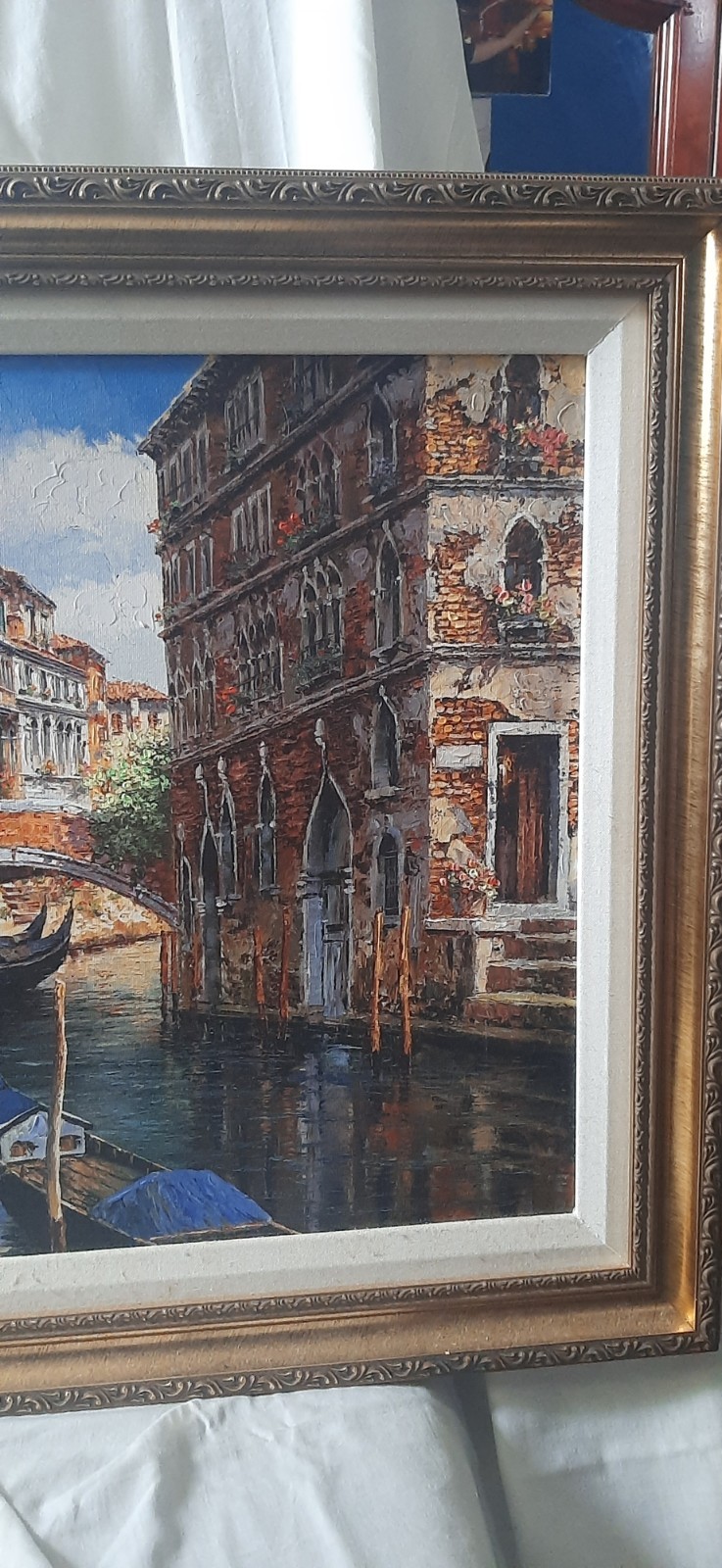 SAM PARK «Venetian Vista» Signed Numbered Limited Edition Giclee Canvass Framed