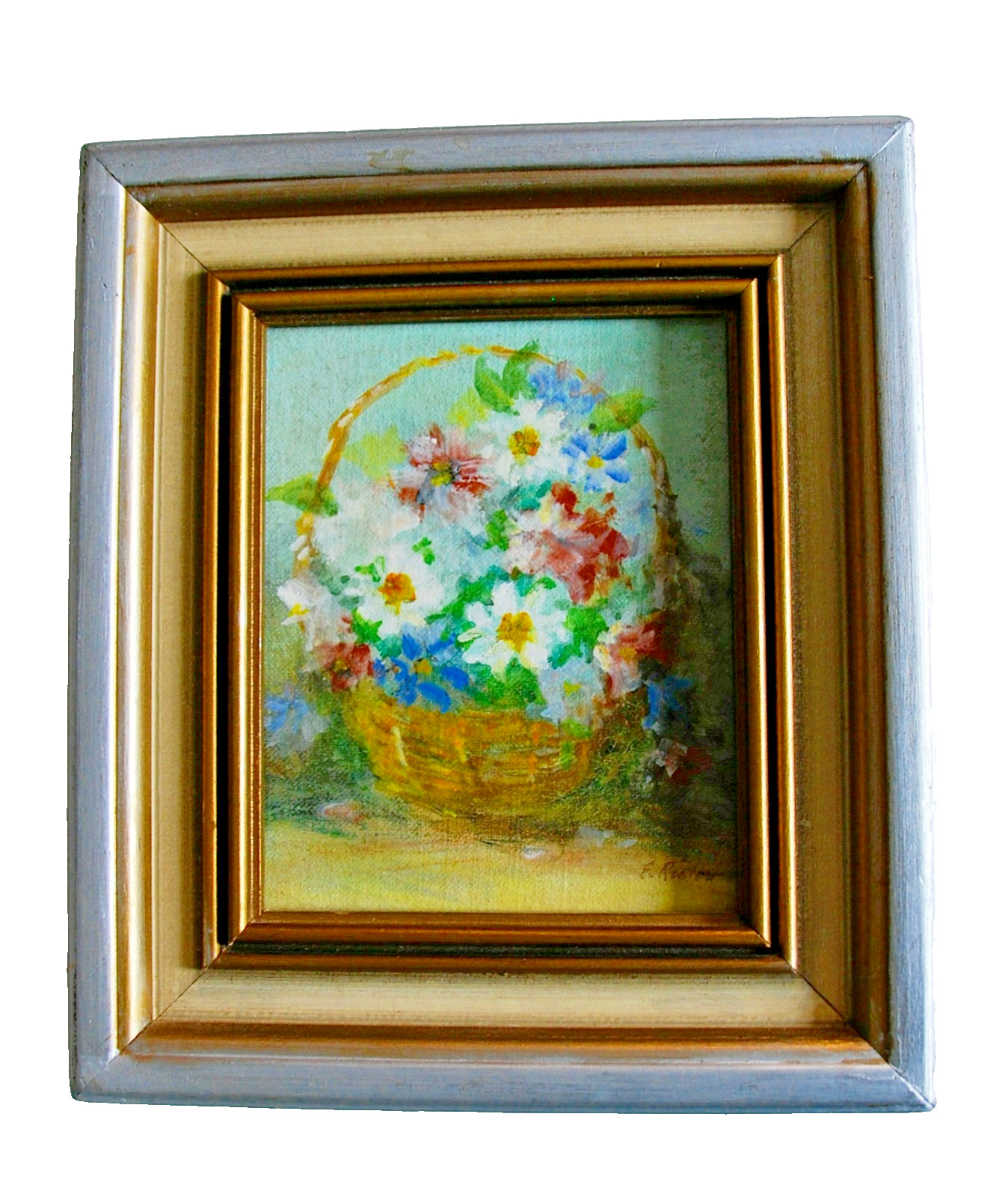 Evelyn Riston Original Painting Signed Merrill Chase Galleries Chicago Framed