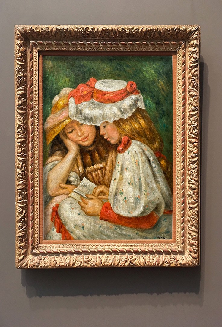 Pierre-Auguste Renoir Signed Oil Painting – Impressionism – 20x28in