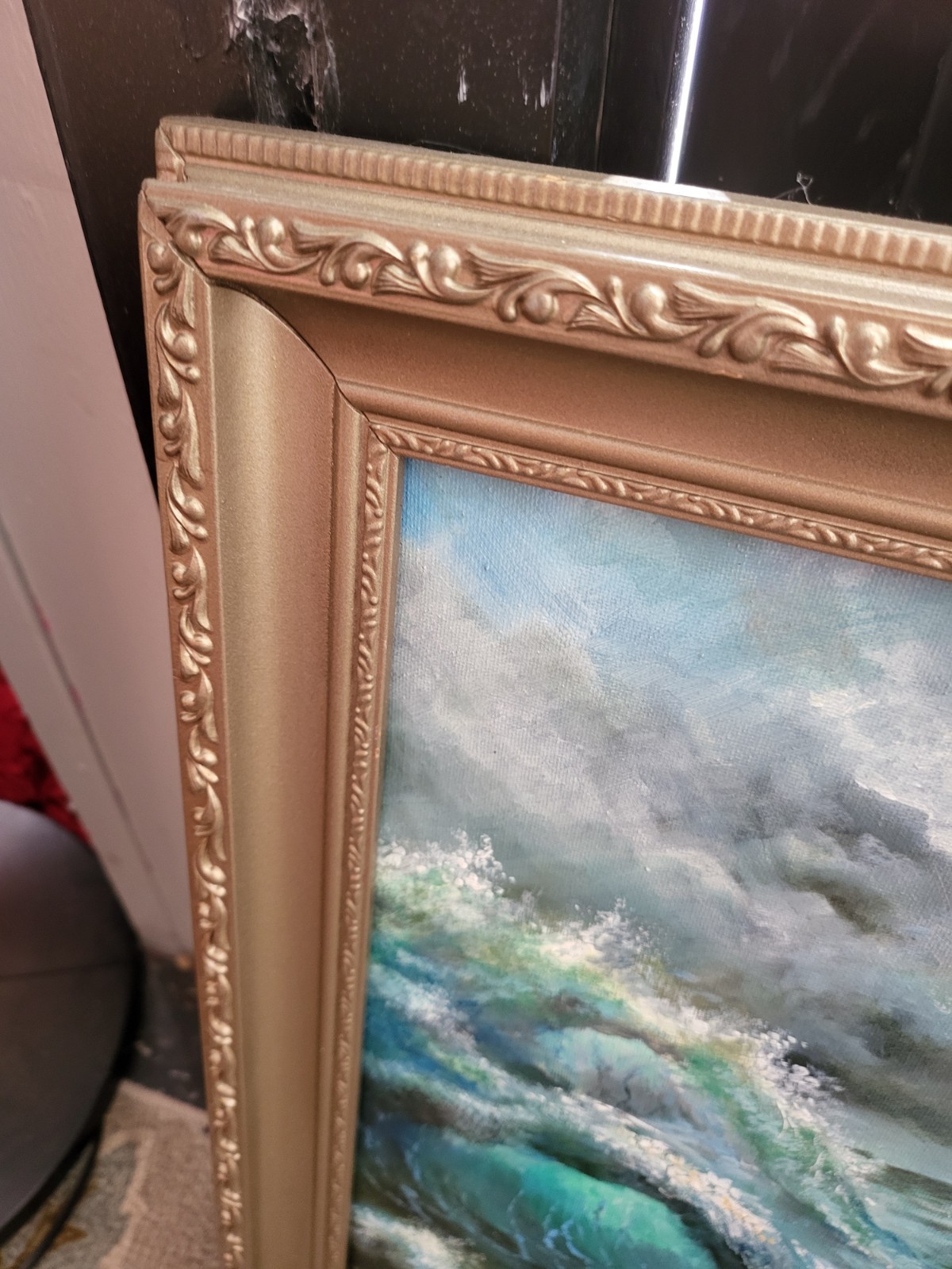 Viktor Lyntuynenko Signed Seascape Oil Painting 18×24 Canvas Framed (#2)