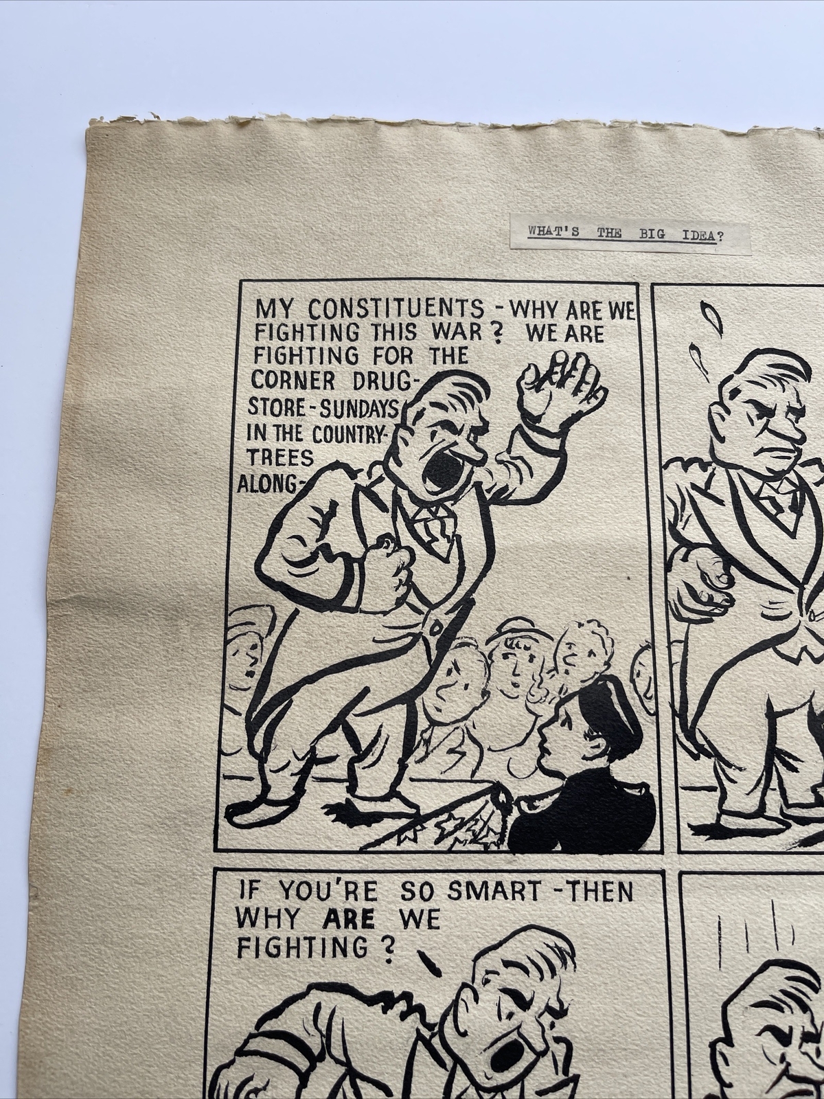 JO CAIN PAINTING DRAWING ILLUSTRATION NEW YORK TIMES NYC ORIGINAL POLITICAL RARE