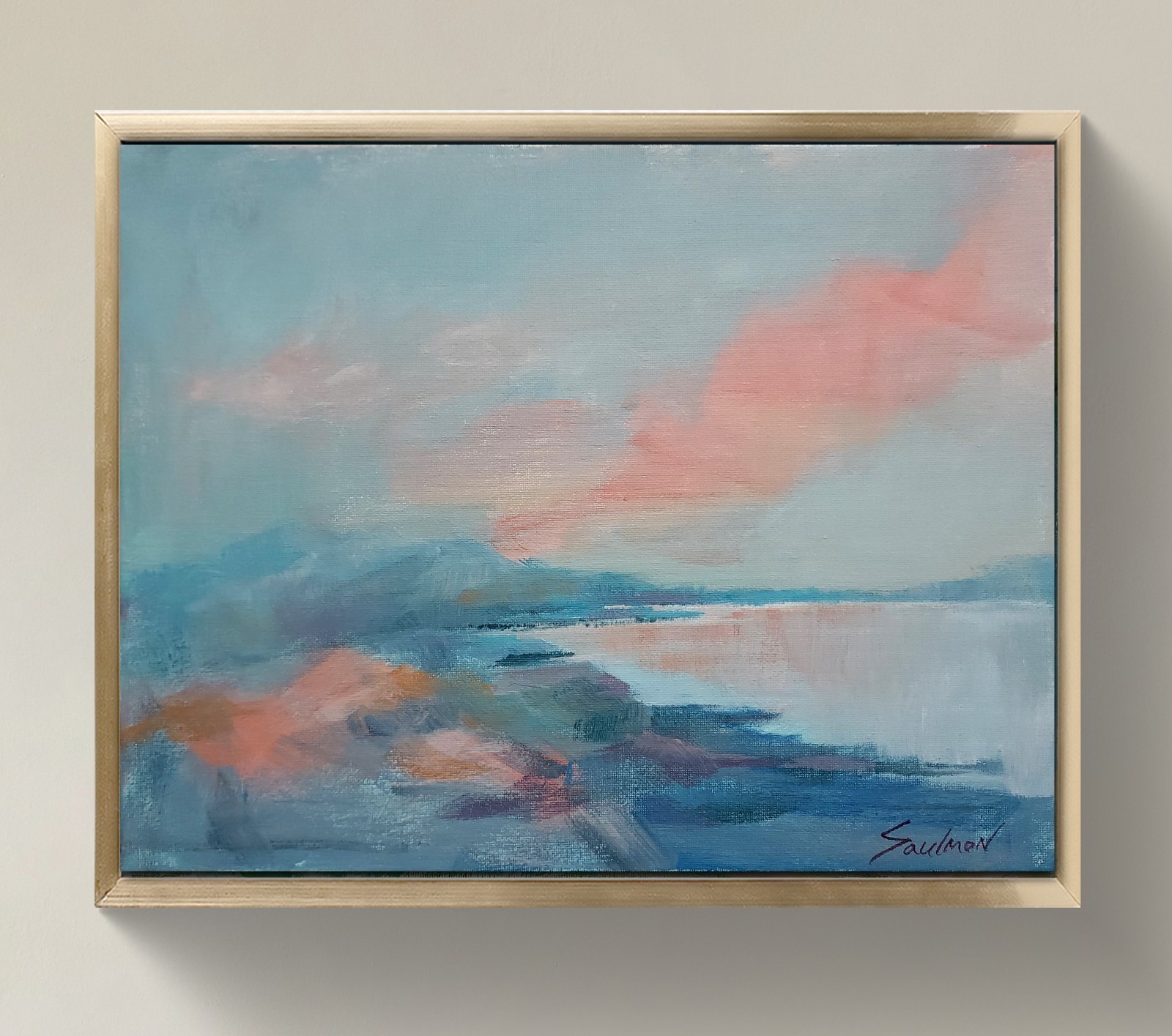 Original Impressionist Painting on 11 in x14 in Canvas – Signed by the Artist