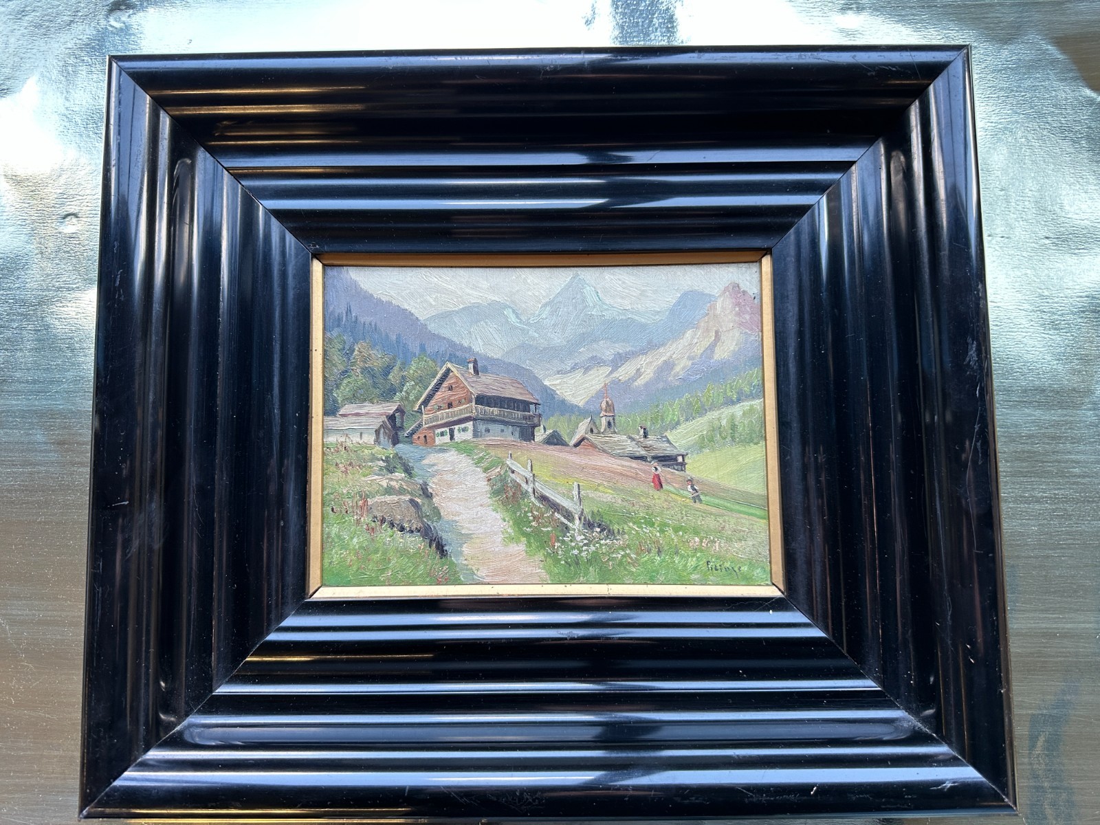 Old Painting, Houses in the Mountains (1501)