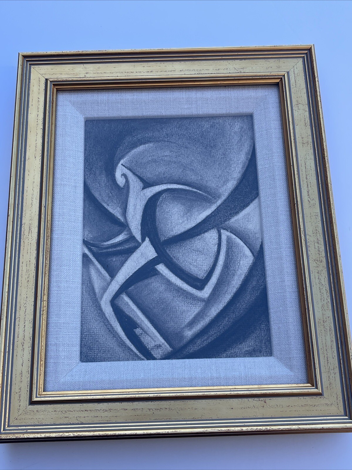 ANTIQUE Abstract Drawing Modernism Cubism Listed WALTER E COHEN JR 1930’s Deco