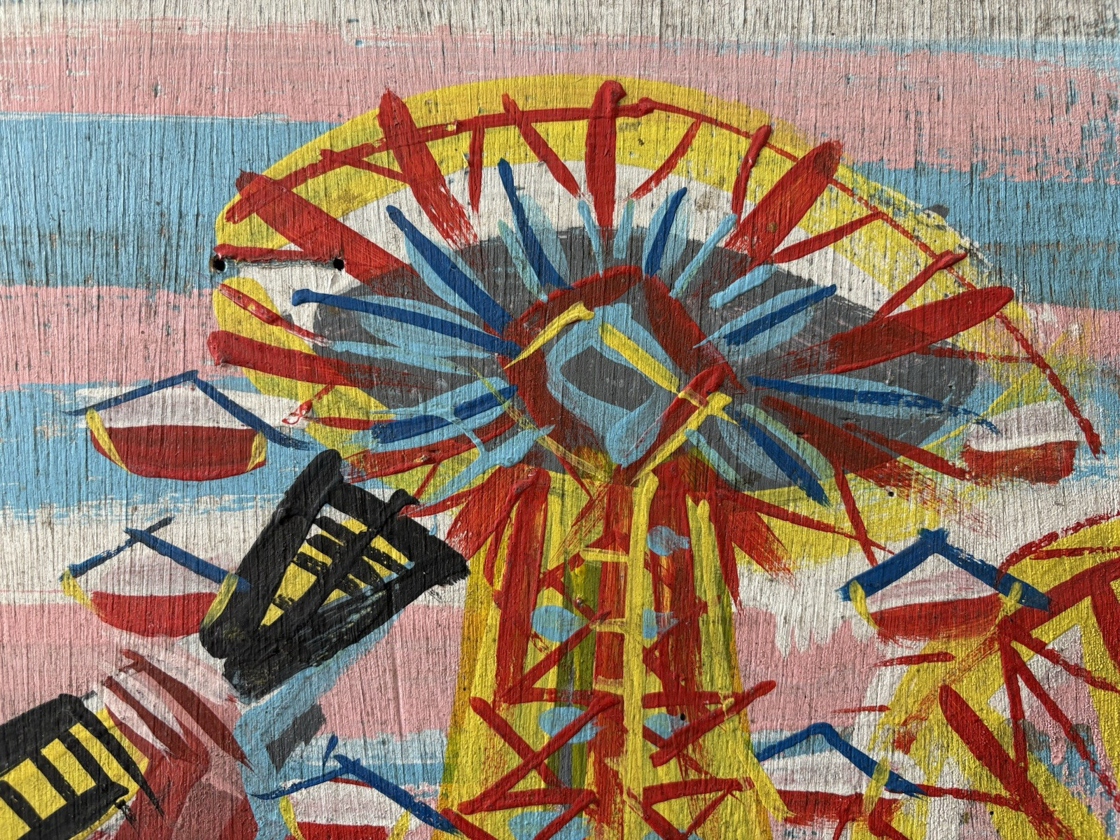 🔥 RARE Klezmatics WOODY GUTHRIE Folk Music Band Album Painting – Steve KEENE
