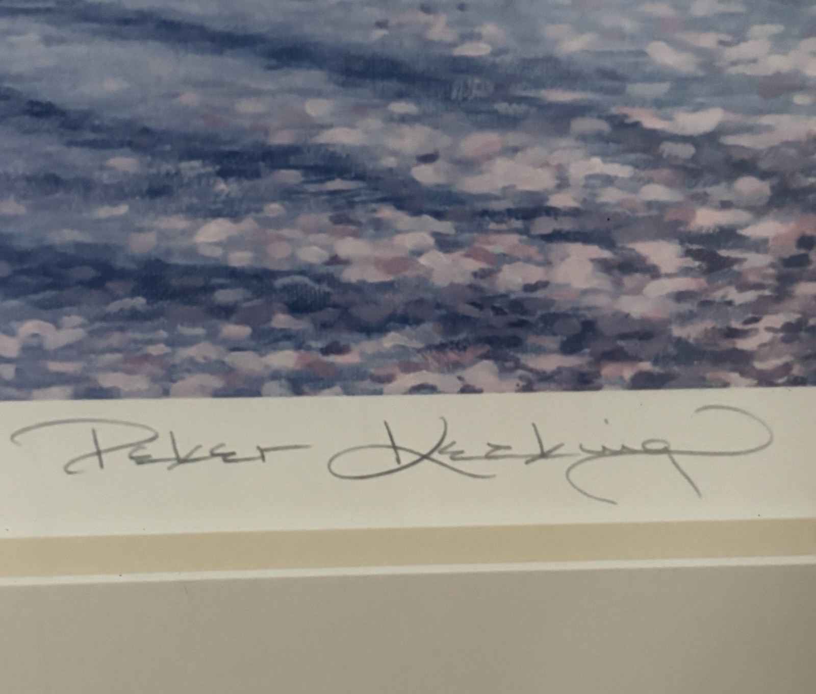 Peter Keating “Downing Lane” Signed Limited Edition Framed Print 1989