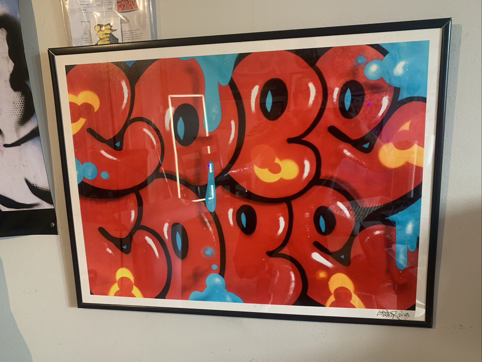 graffiti art original signed COPE2 Dripping Tags COA INCLUDED SOLD OUT LMTD @40