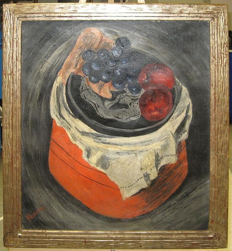Esther Pressoir – Modernist Still Life – Oil on Canvas (AW1-490)