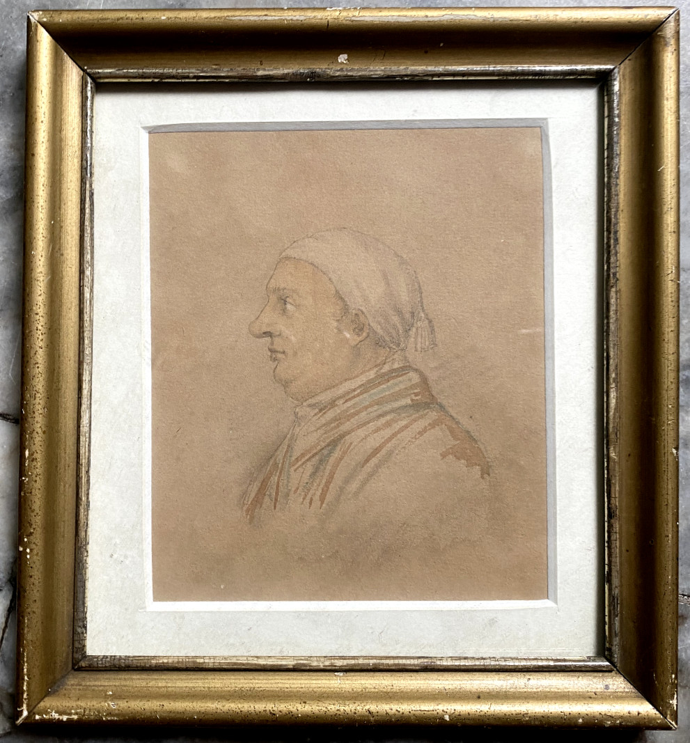 Watercolor Drawing Around 1820 Skipper N.C Bansre by Professor Christian Hau…