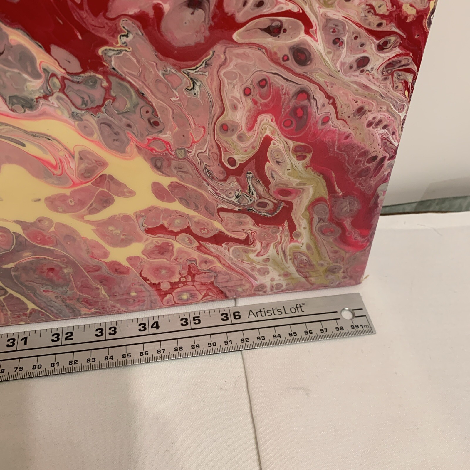 abstract painting on canvas original Fluid Contemporary Art Multi Colors 30×40