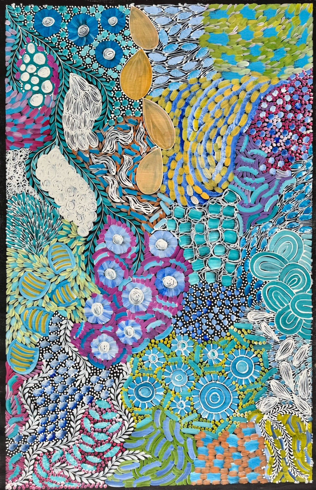 Karen Bird Ngale. Highly collectable Aboriginal art. Inc,COA and Photo’s