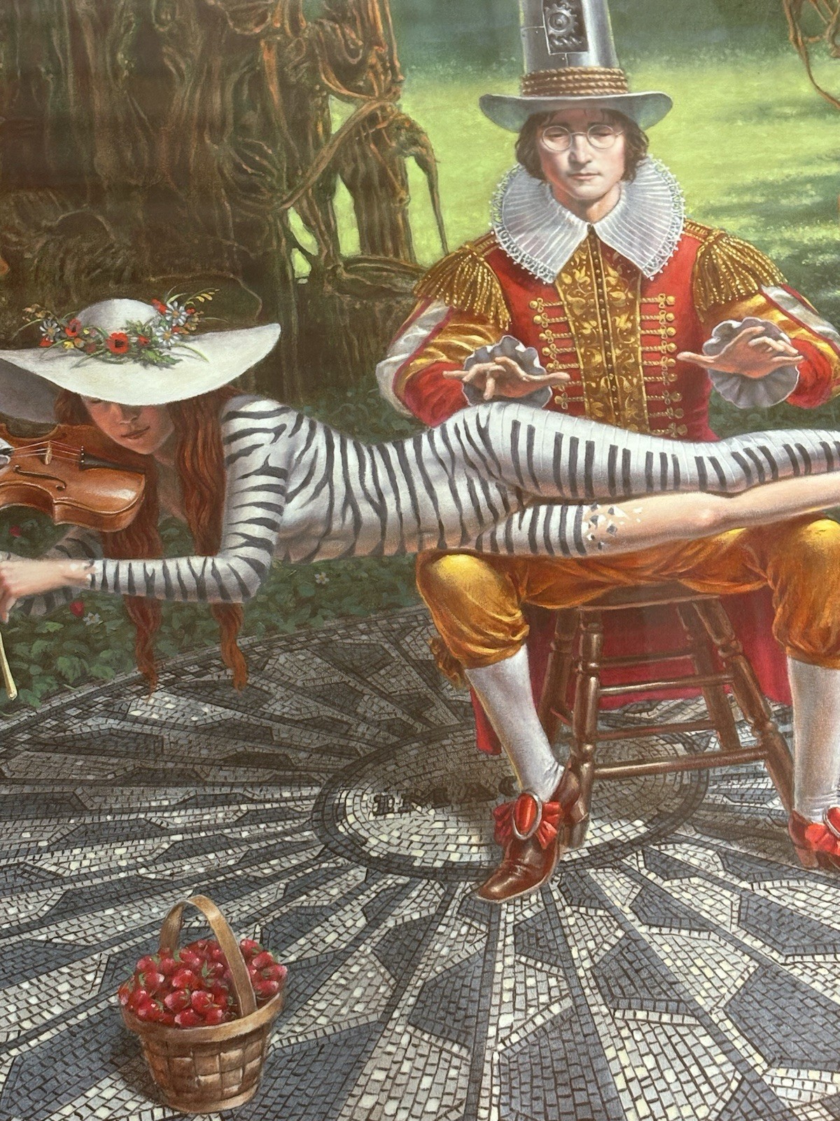 Michael Cheval Digital Multiple on Aluminum Through Dye Sublimation “Imagine II”