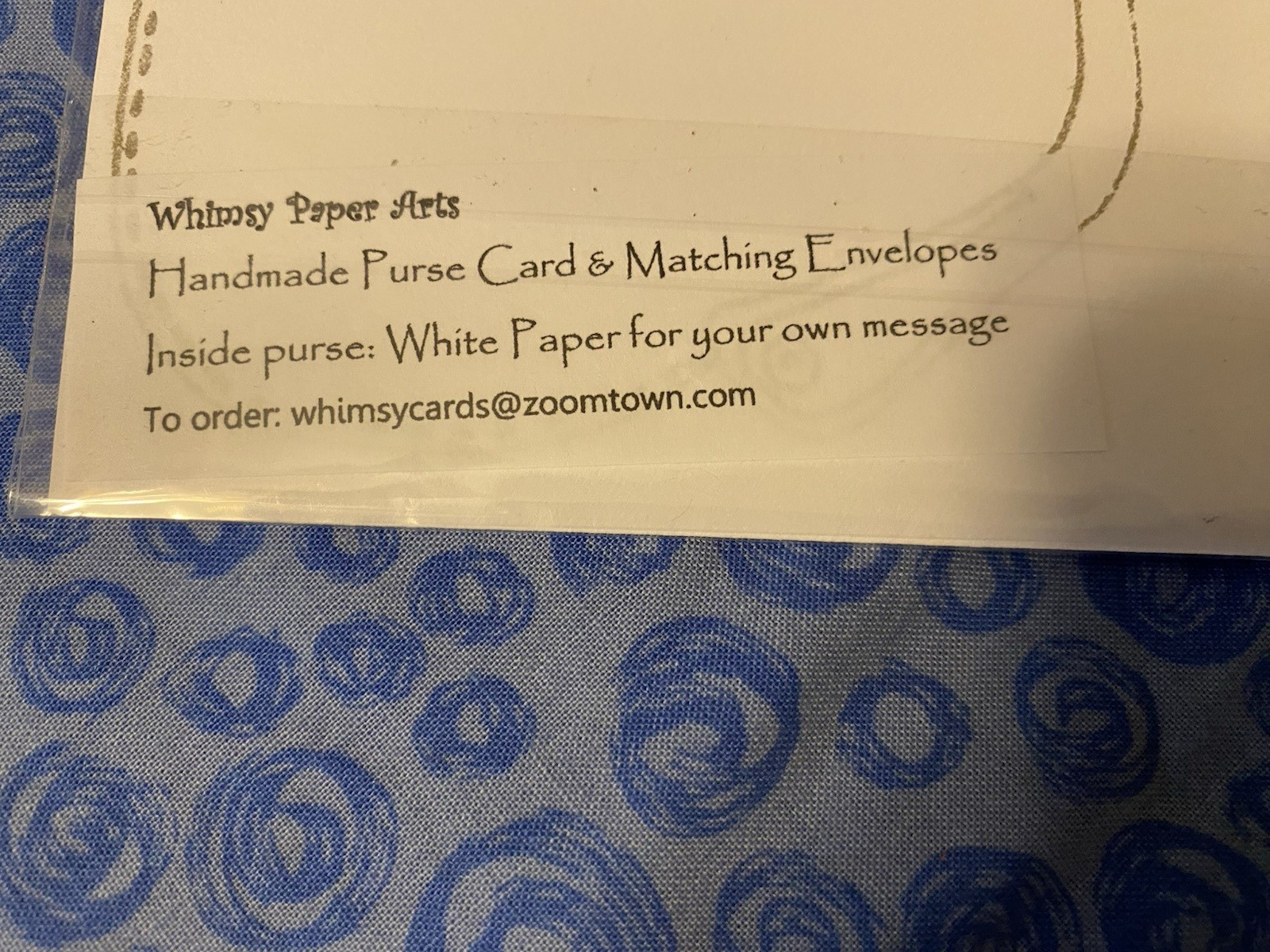 Whimsy Mini Purse w/ envelope – Set of 10