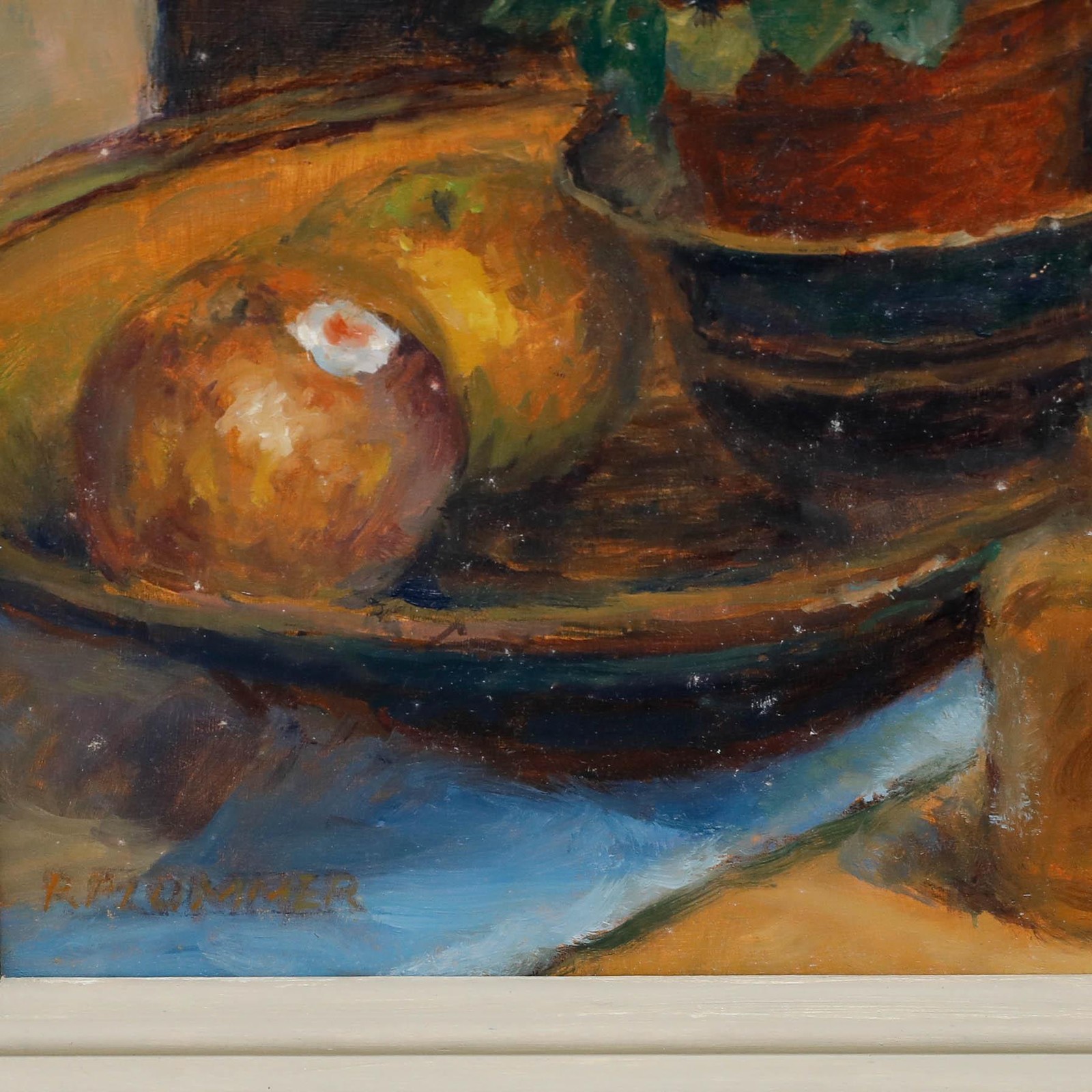 Pauline Plummer (b.1933) – Framed Contemporary Oil, Egremont Russets