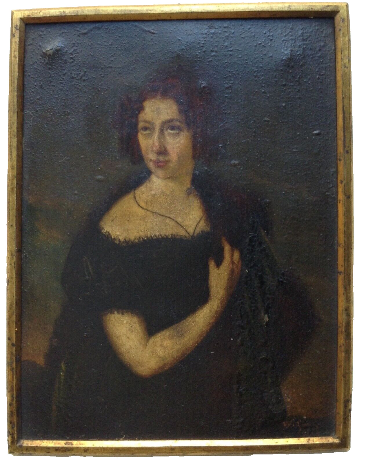 19th CENTURY WILLIAM SIMSON RARE SCOTTISH PORTRAIT PRETTY LADY OIL PAINTING 1843