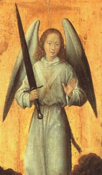 perfect oil painting handpainted on canvas»The Archangel Michael»N18021