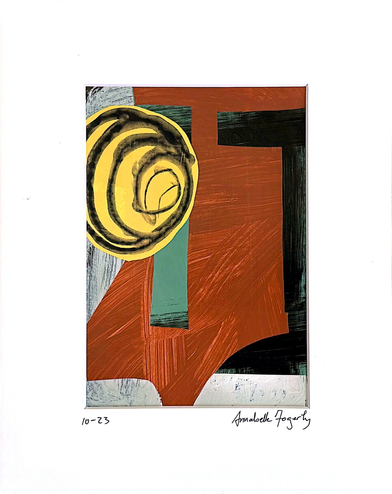 Set Of 8 Original Still Life Collage 8×10 Matted Contemporary Kitchen Wall Art