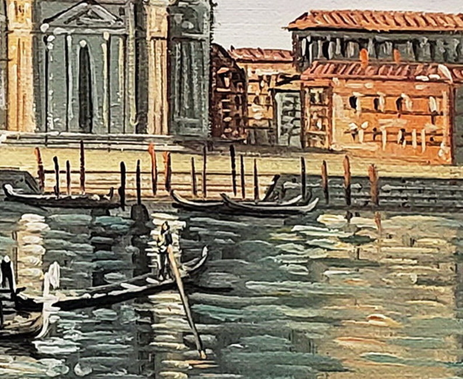 Venice View #8, 8×10 – 100% Hand painted Oil Painting on Canvas