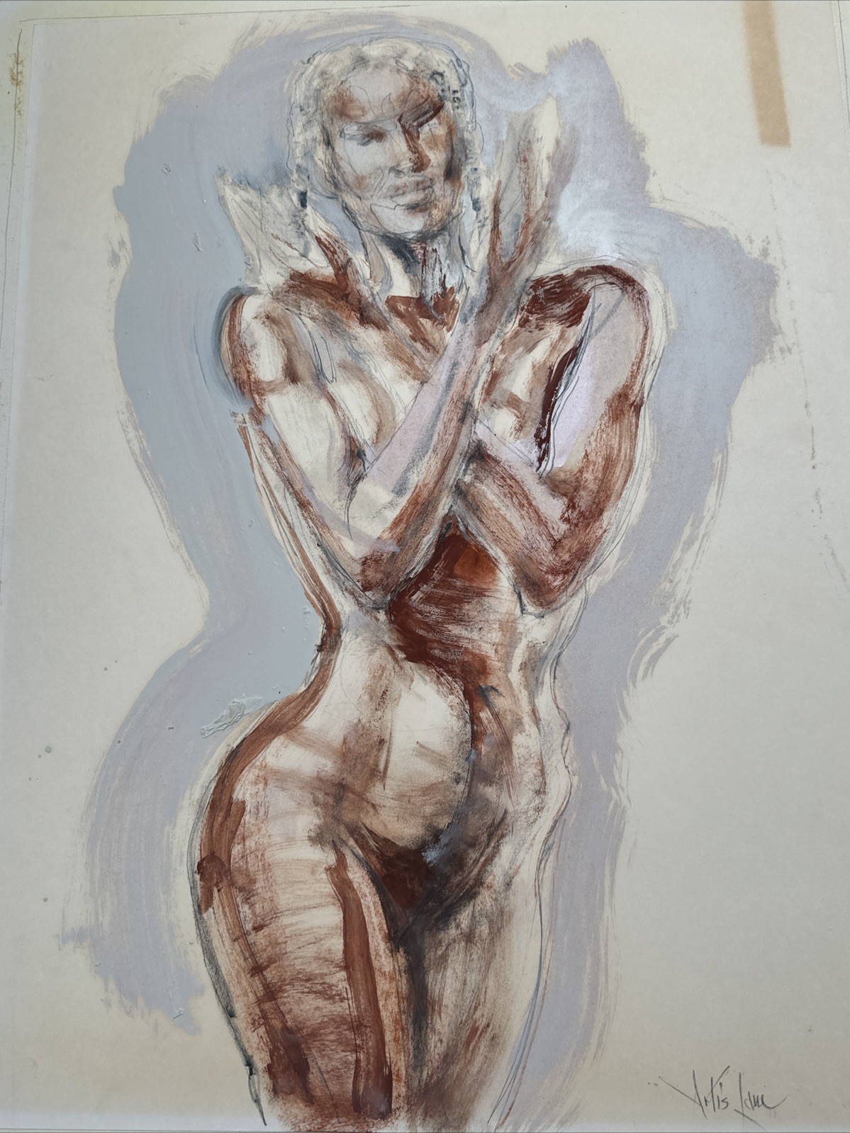ARTIS LANE PAINTING AFRICAN AMERICAN BLACK ARTIST FAMOUS MODERNIST WOMEN WOMEN