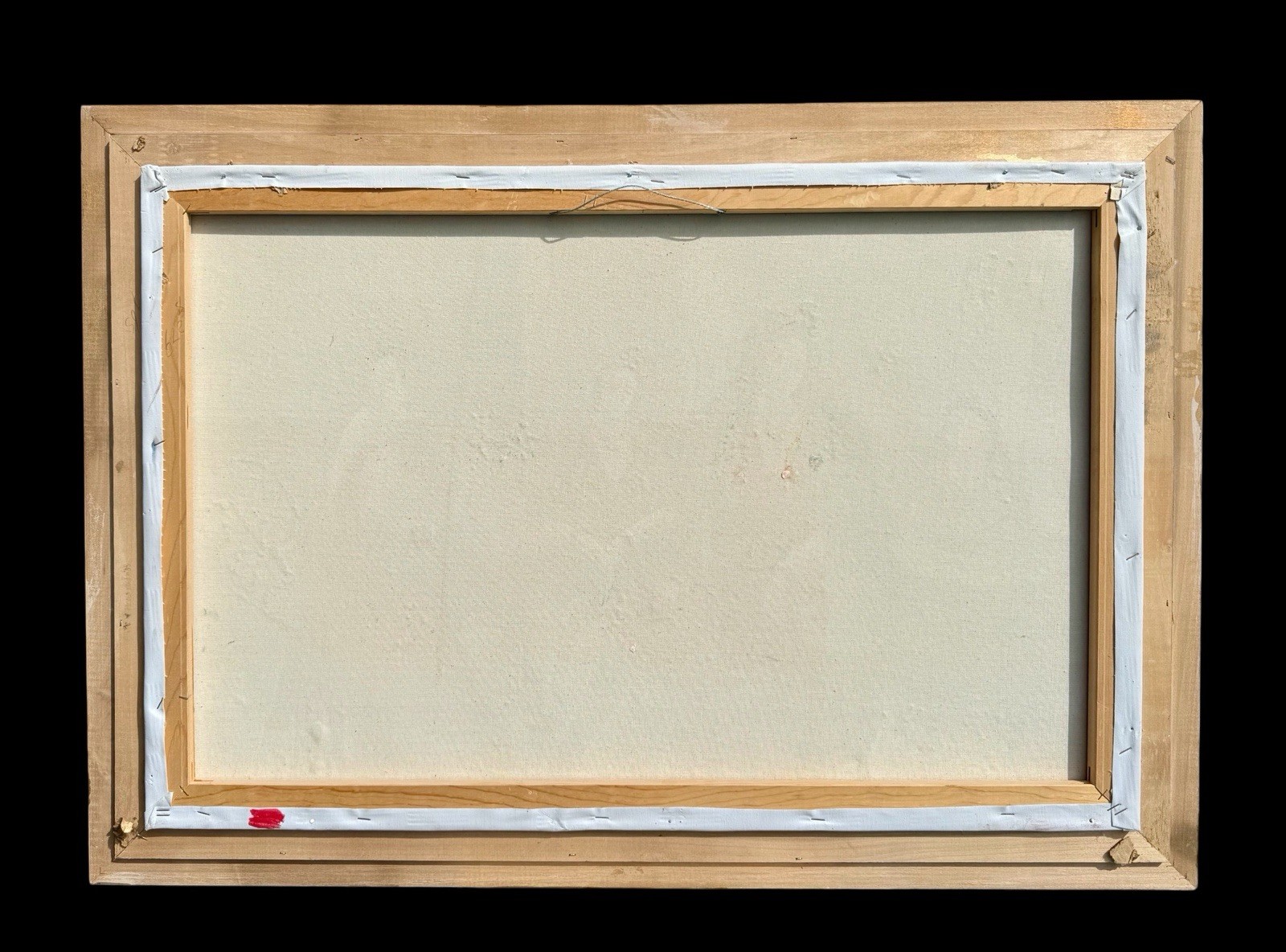 ⭕️ K. BARNES «TEA TIME» OIL PAINTING FRAMED 29×41 FIGURATIVE ART