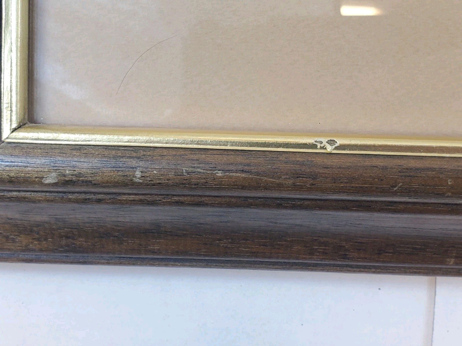 VTG Jim Roslof Framed Reverse Glass Painting Ducks In Flight Wildlife 1970’s
