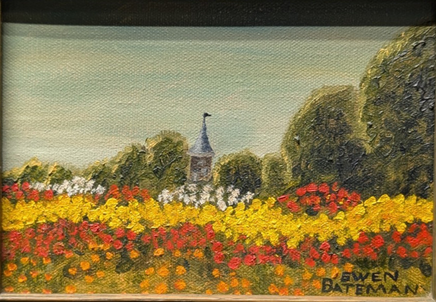 Gwen Bateman Impressionist Original Oil Painting 8.5″W x 6.5″H