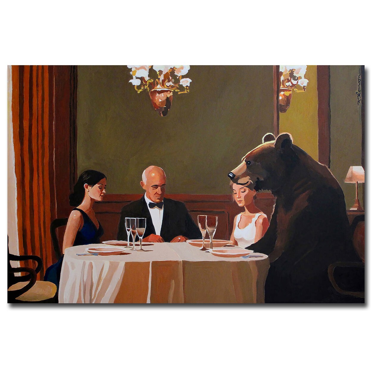 Steve by Keith Thomson Gallery-Wrapped Canvas Giclee Art (24 in x 36 in)