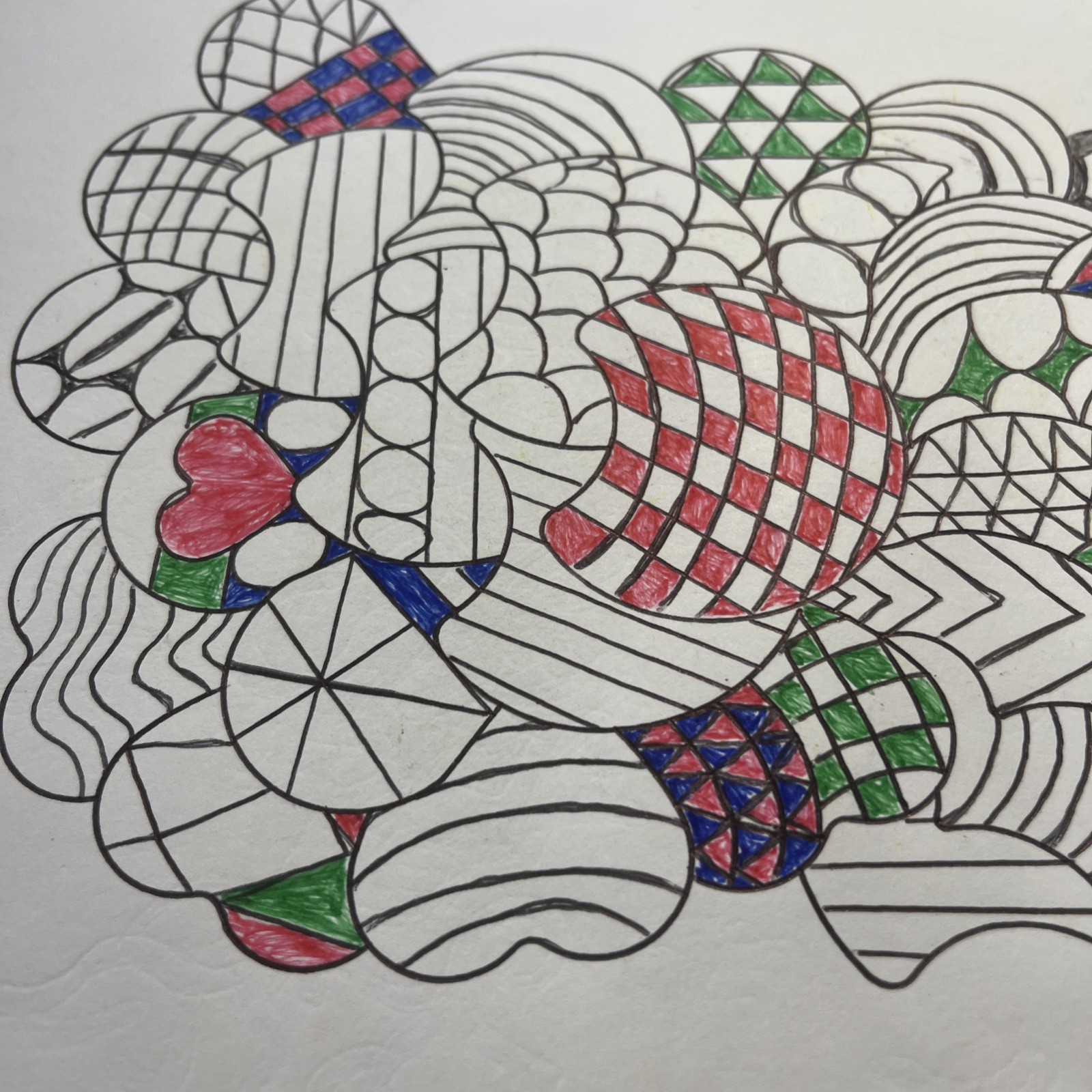 8 X 10 Abstract Artwork some color Black, And White ￼