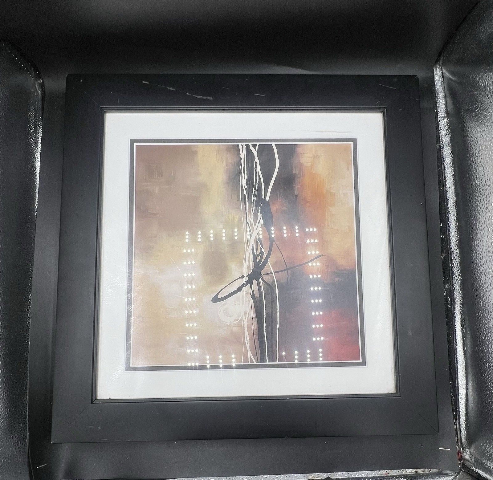 Symphony in Red II Painting by Laurie Maitland — Framed Wall Art Deco, 17 1/4