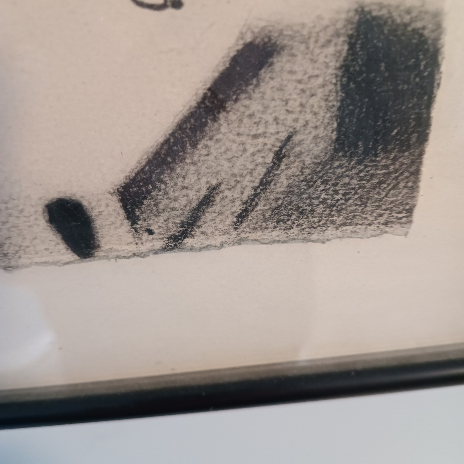1976 Neil Armstrong Charcoal Drawing Of Iconic Image Signed By J. Wallace «76»