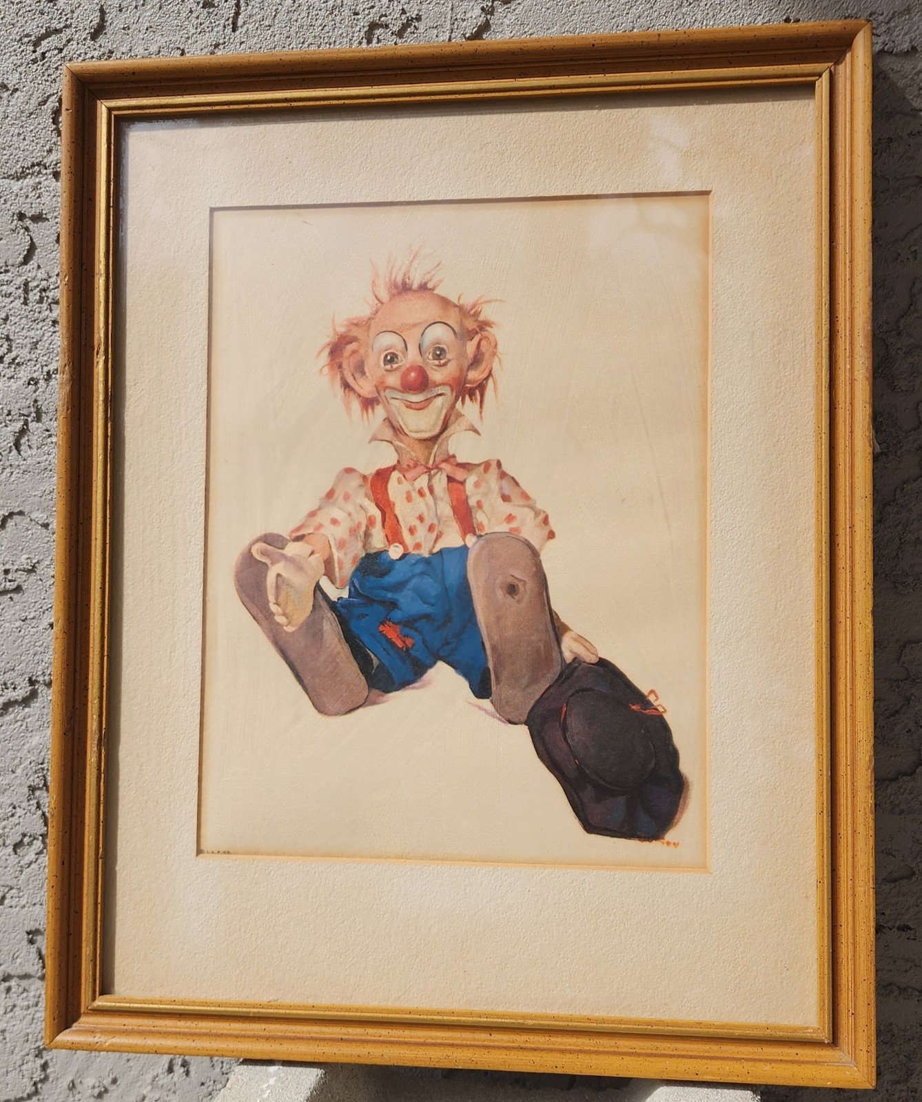 Julian Ritter Clown Portraits – Framed prints ‘The Gent’ & ‘Adlai’