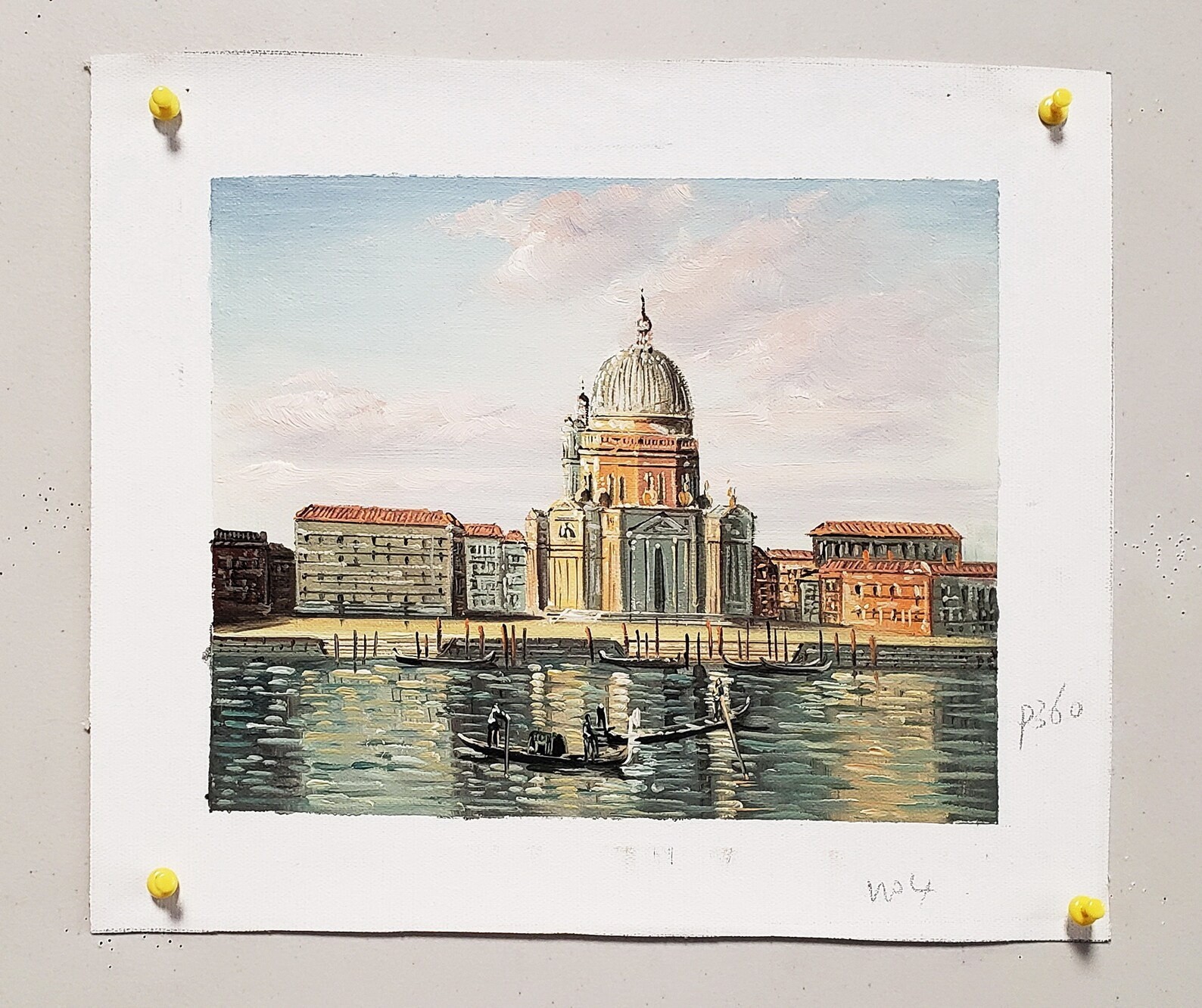 Venice View #8, 8×10 – 100% Hand painted Oil Painting on Canvas
