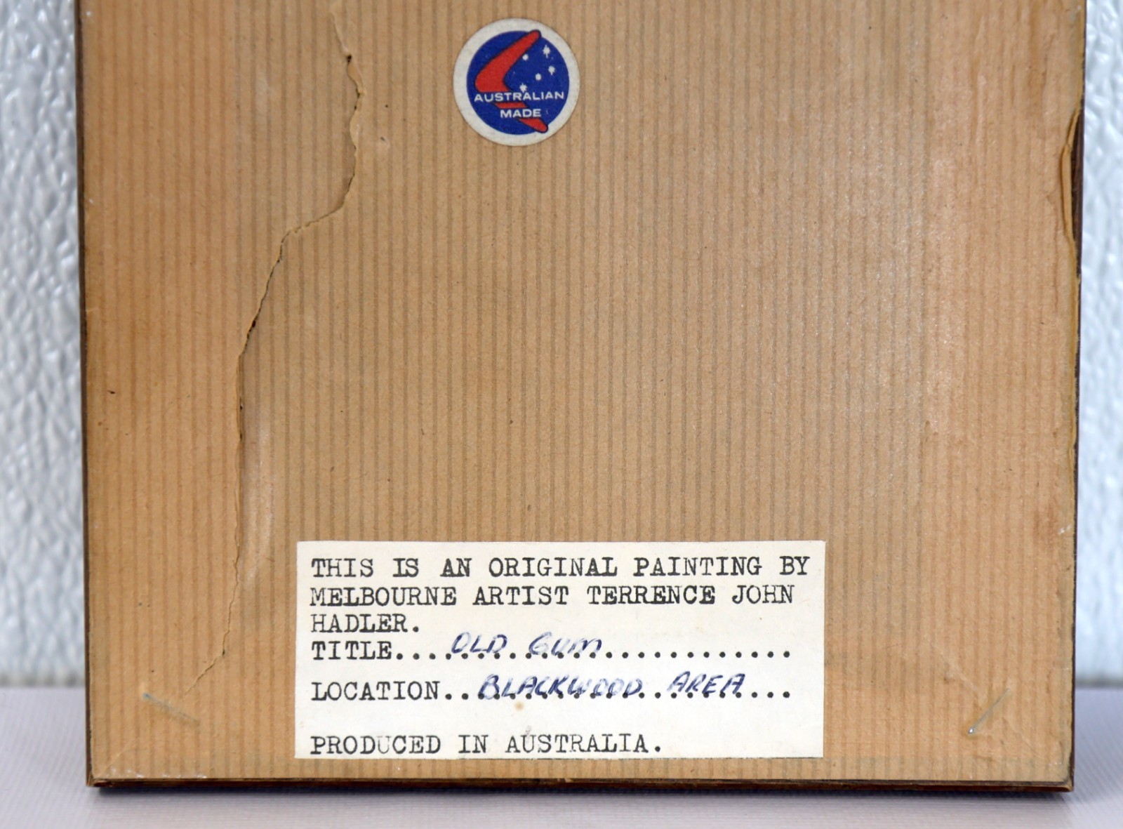 Terrence John Hadler Original Miniature Oil Paintings Pair Framed Australian 6×8