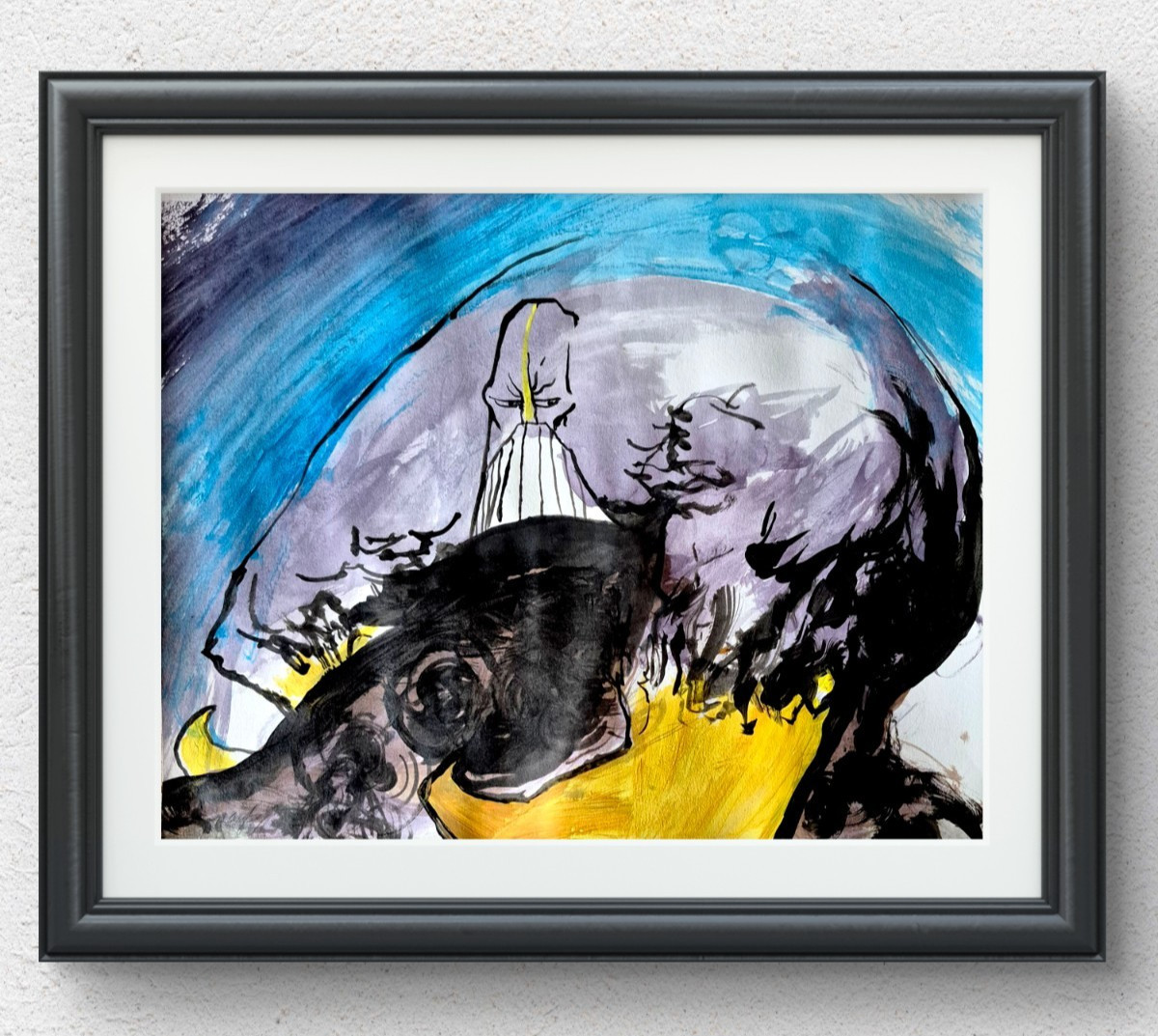 Original Signed 11×14 The Maxx Pop Art Acrylic Painting Vivid Home Decor P155