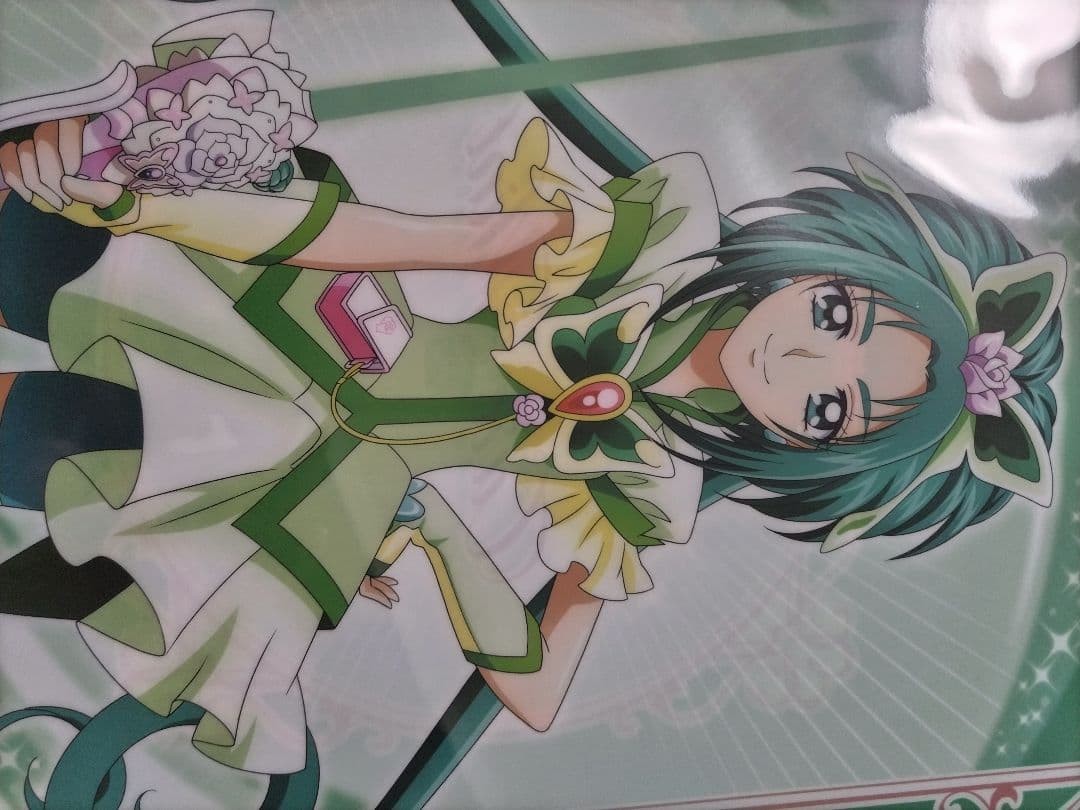 Yes PreCure 5 Go Go Cure Mint Clear File A4 Unused Japan Character Gift
