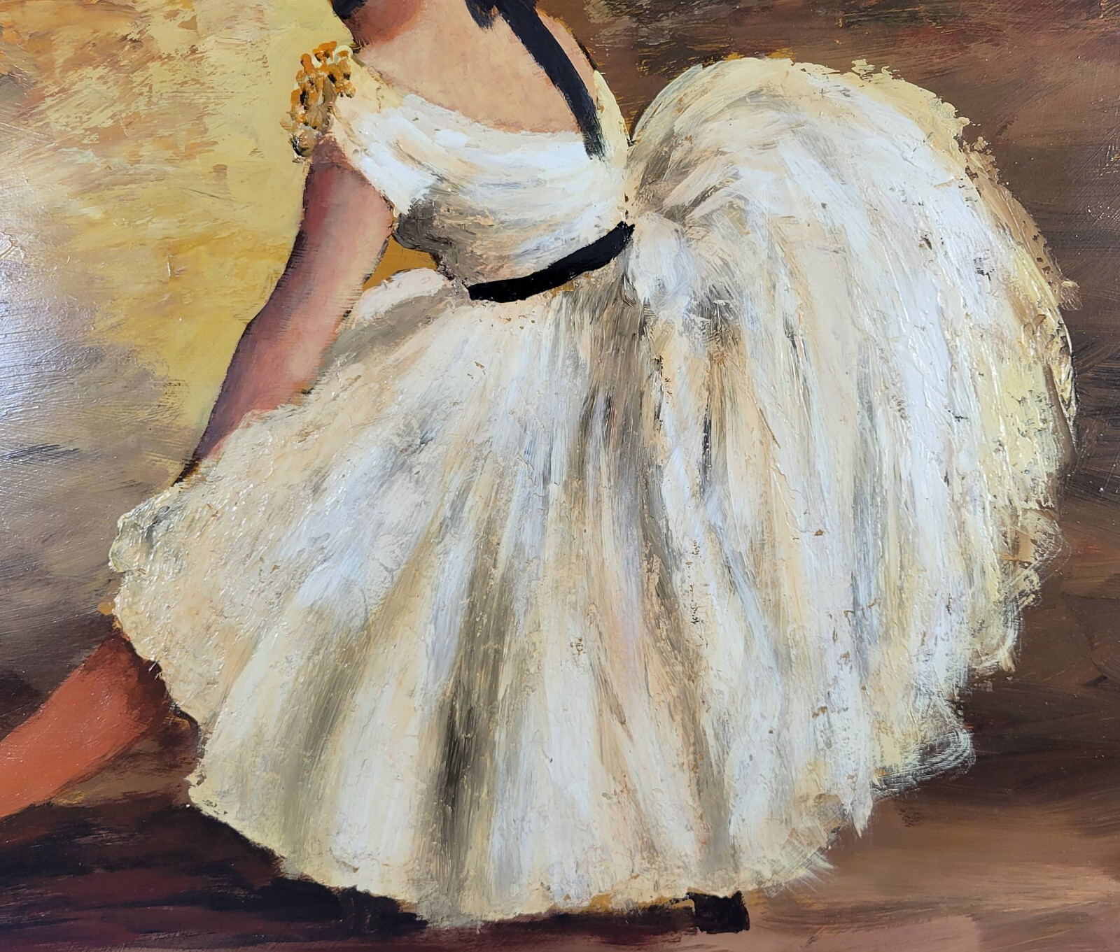 Harold Stephenson (Abruzzi) «Ballerina Girl» Original Oil Painting on Board