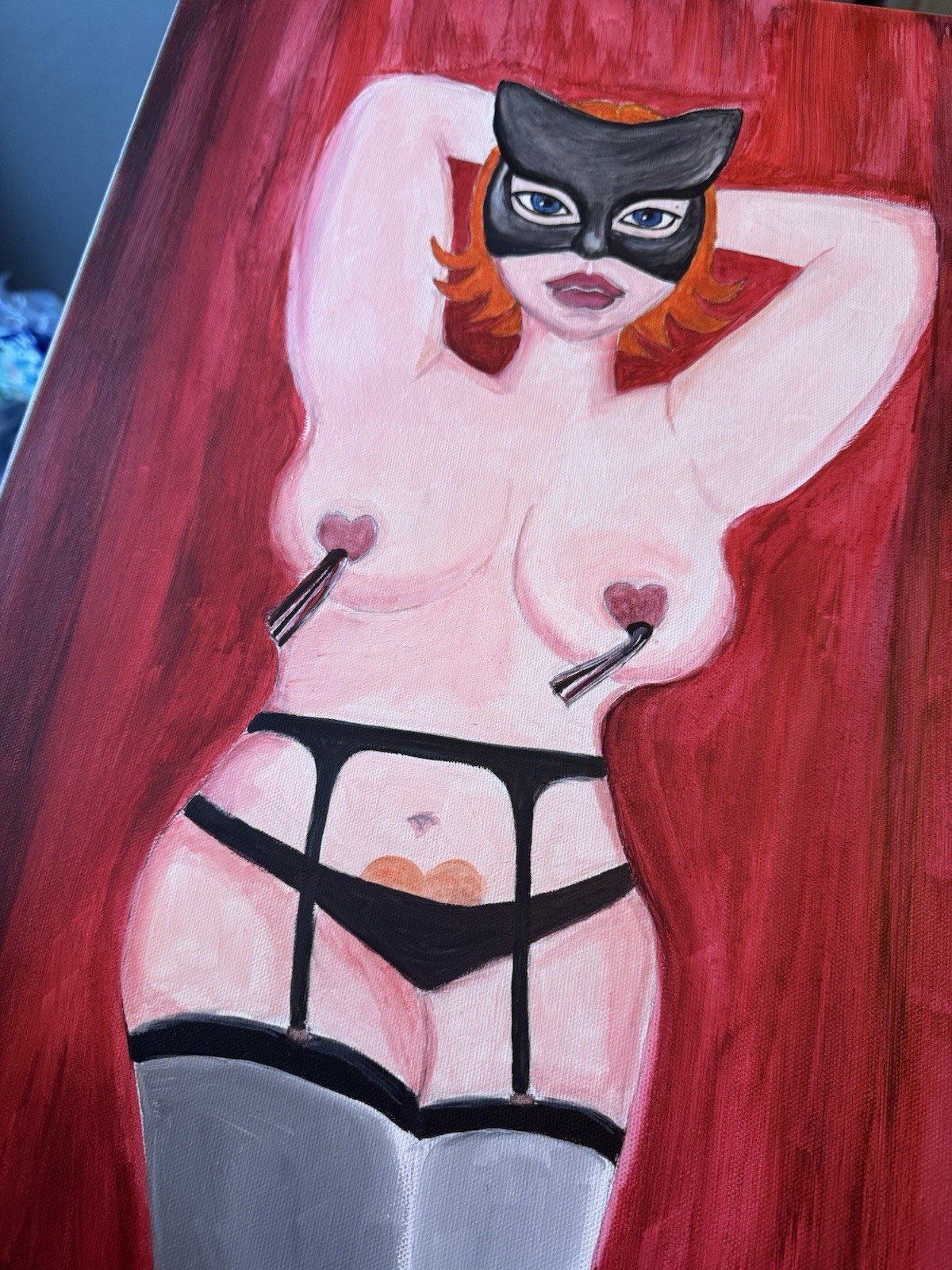 Gauche painting done by me