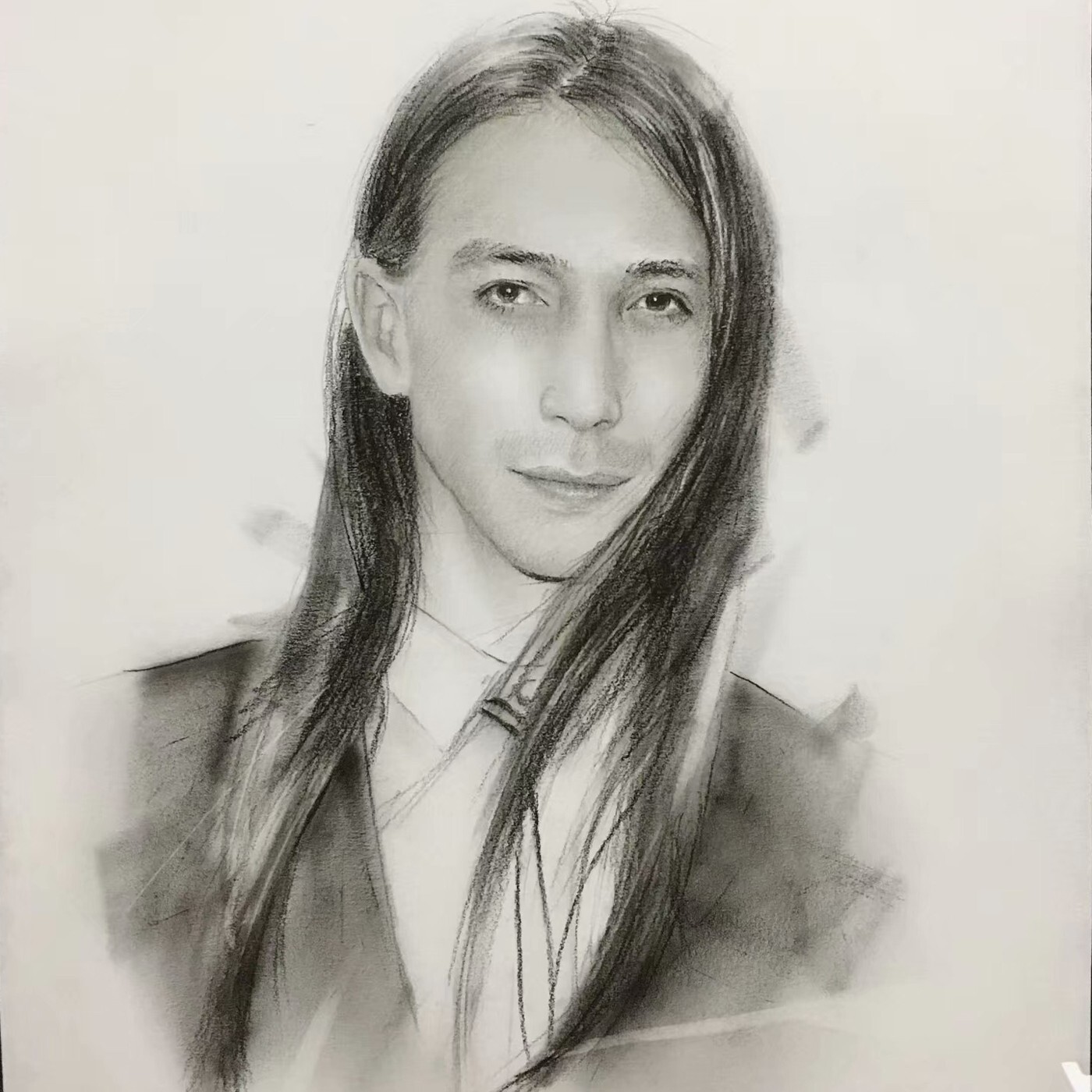 Custom handmade oil paintings, photo pencil sketches, portrait painting Man 6*8