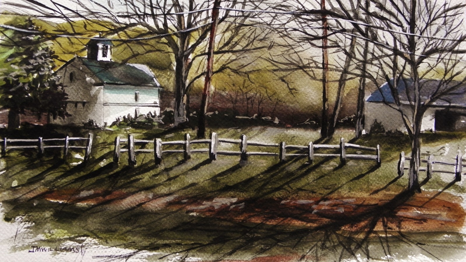 First Light at the Farm