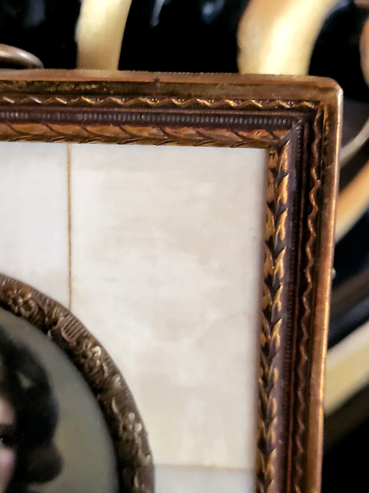 antikes Miniatur Gemälde Lupenmalerei um 1850 signiert