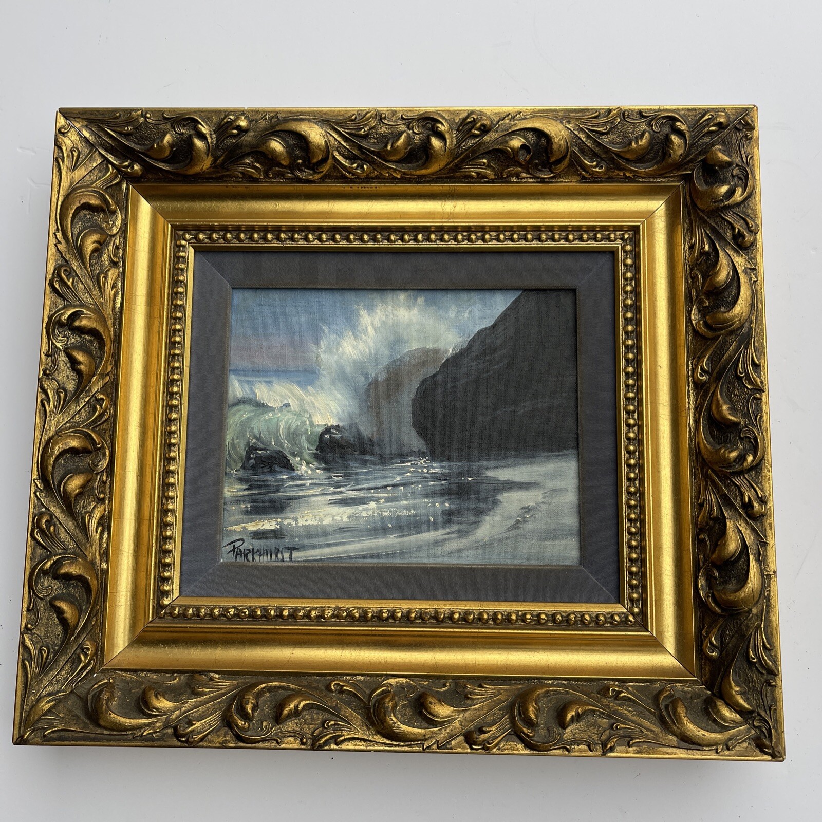 California Beach Coast Painting Landscape American Listed Parkhurst The Big Sur