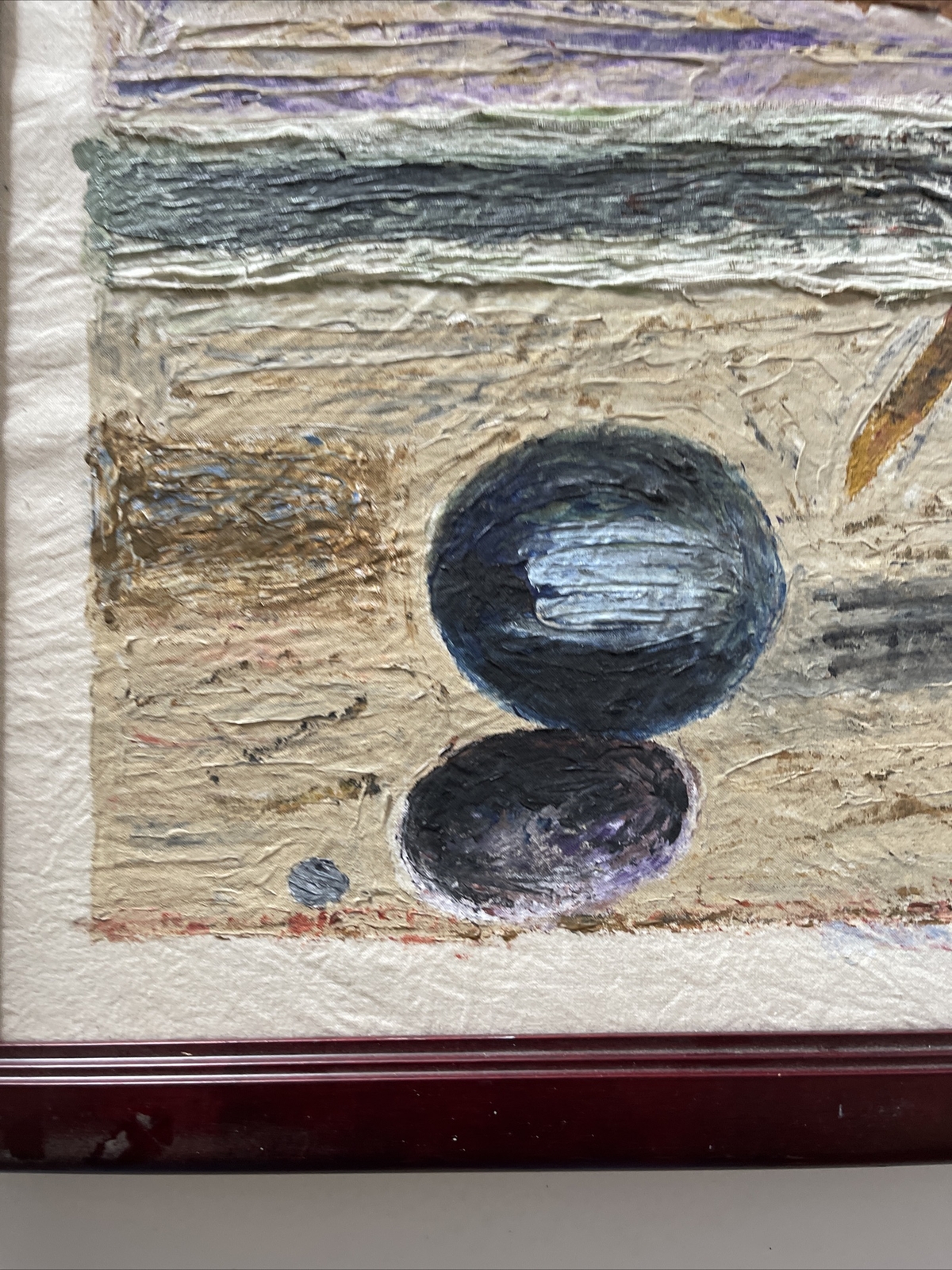 Painting Abstract Expressionism Modernism Anthony E Costa Vintage Listed India