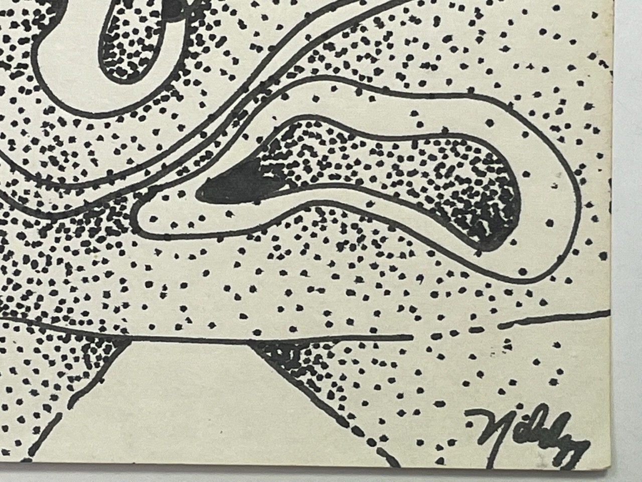 NELIDA LOPEZ. Painter. Draftsman. Engraver. Cuban artist. Contemporary art.Ink .
