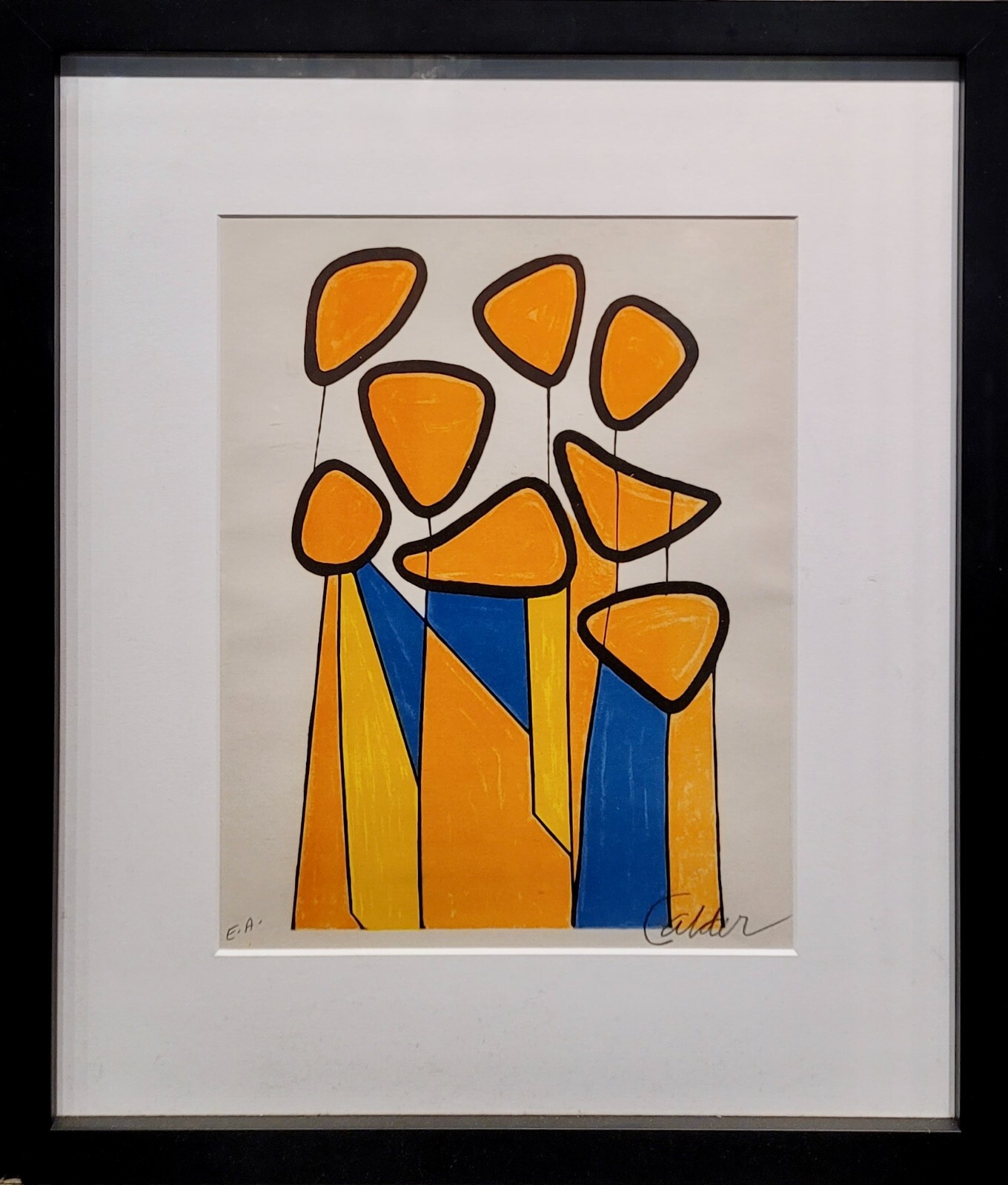 After Alexander Calder – Le Petite Balloons – Color Lithograph Color lithograph