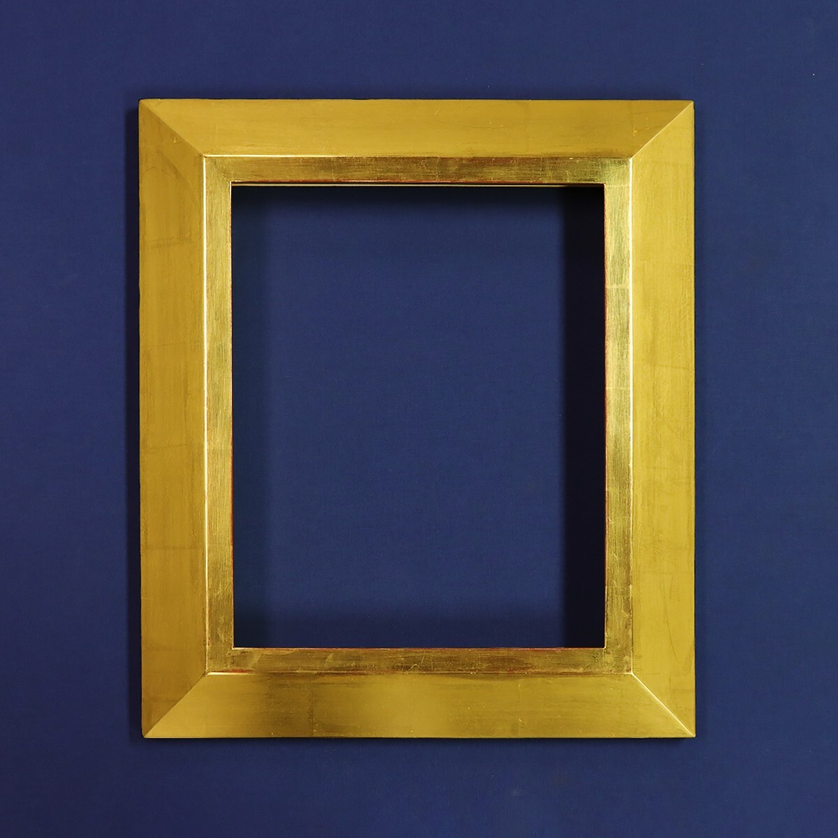 Contemporary Profile Picture Frame Gilded in 22K Gold Leaf By Frame Masters USA