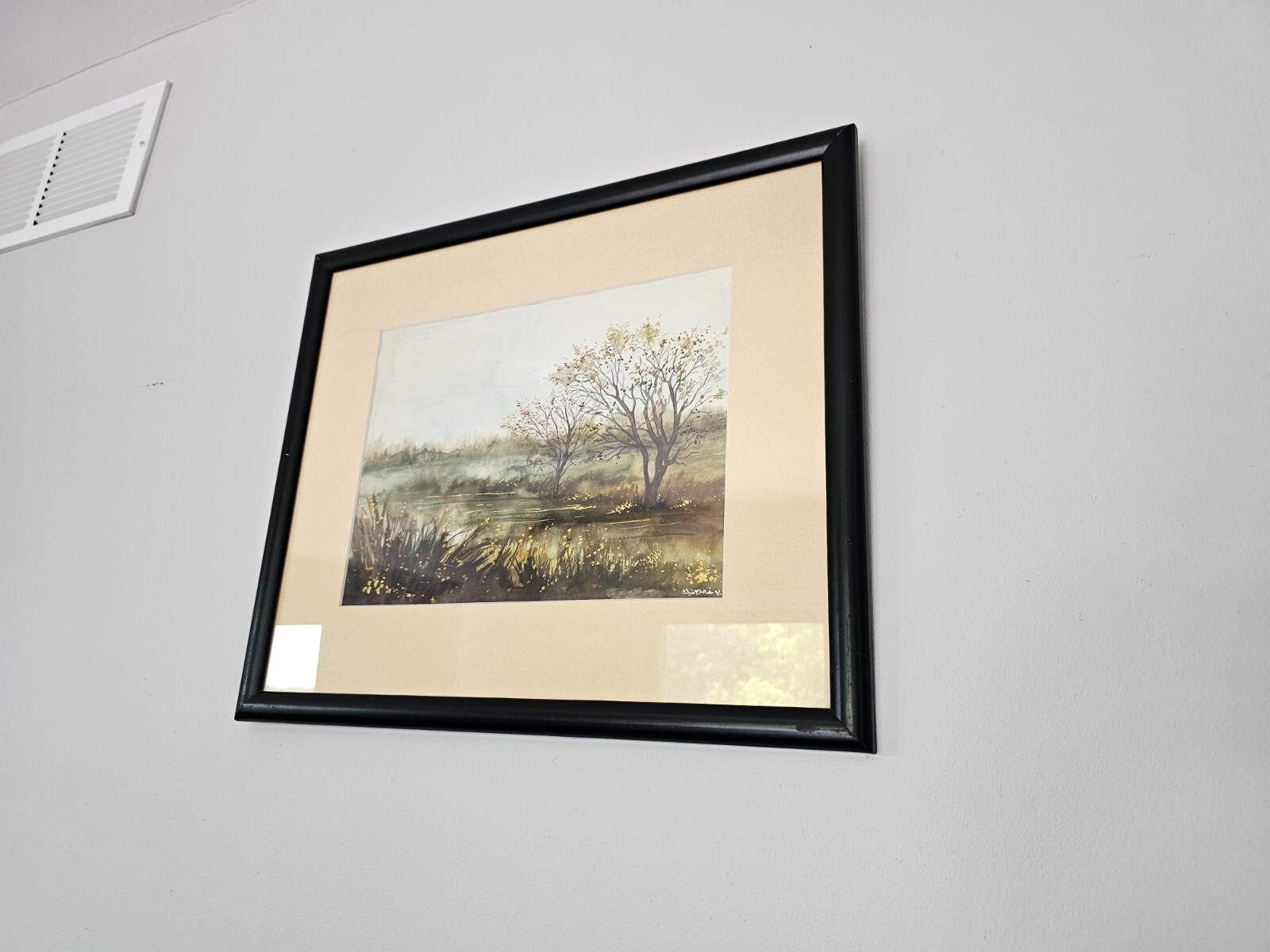 Youssef Sabouni يوسف صابوني Landscape watercolor Painting SYR Fine Art 12 x 9.5″