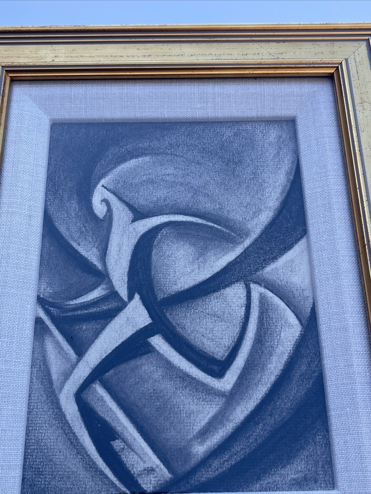 ANTIQUE Abstract Drawing Modernism Cubism Listed WALTER E COHEN JR 1930’s Deco