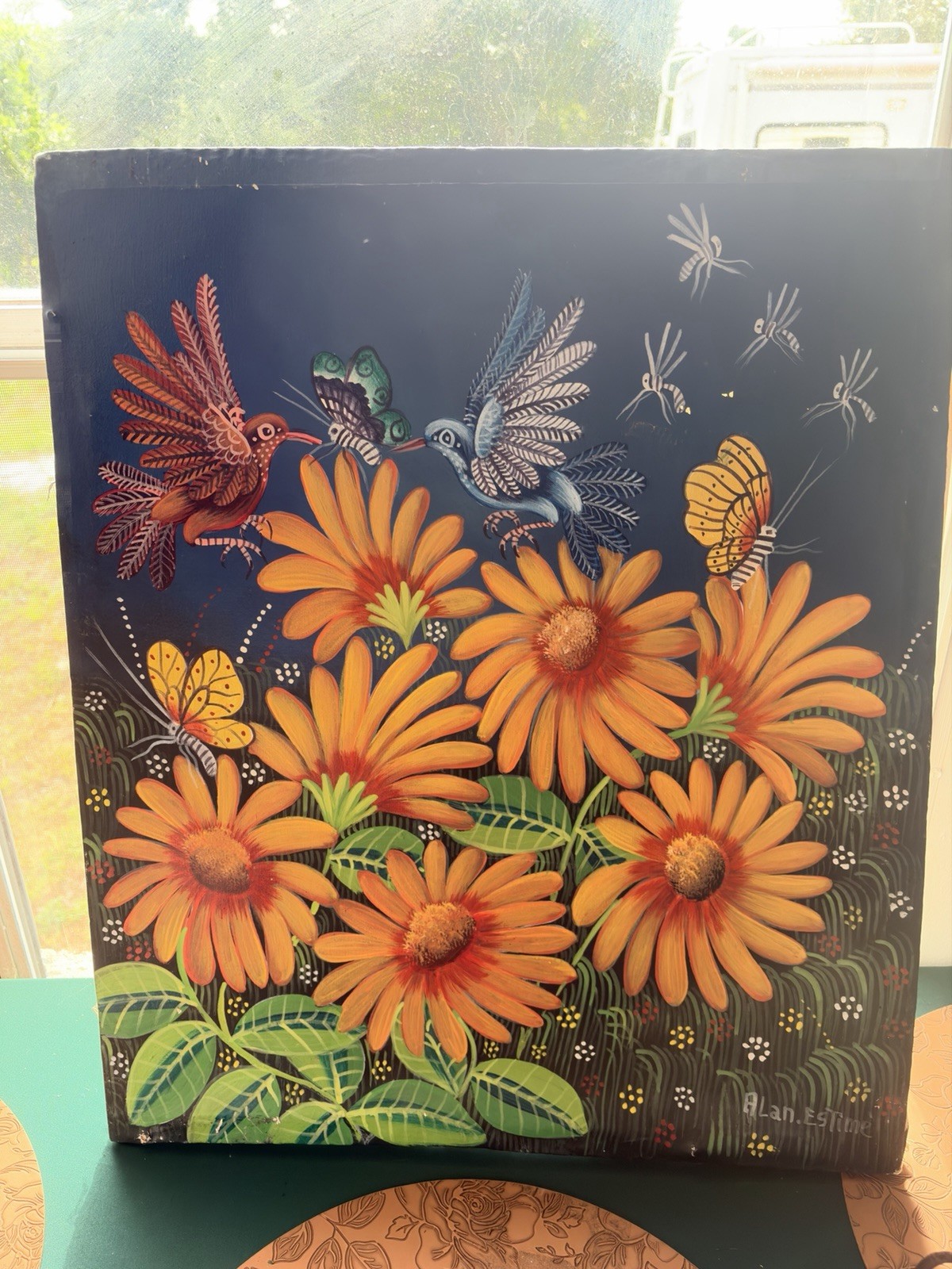 ORIGINAL PAINTING (not A Print) With Aland Estime Signature.