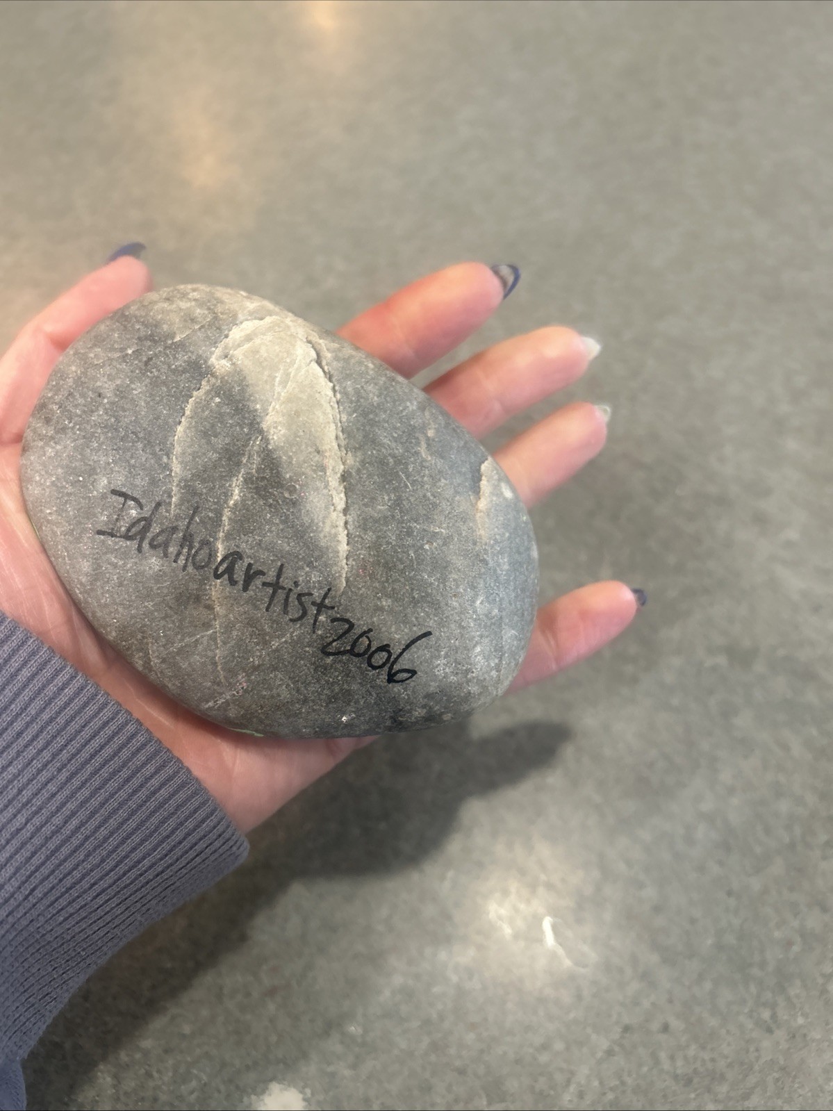 silly goose Rock Art