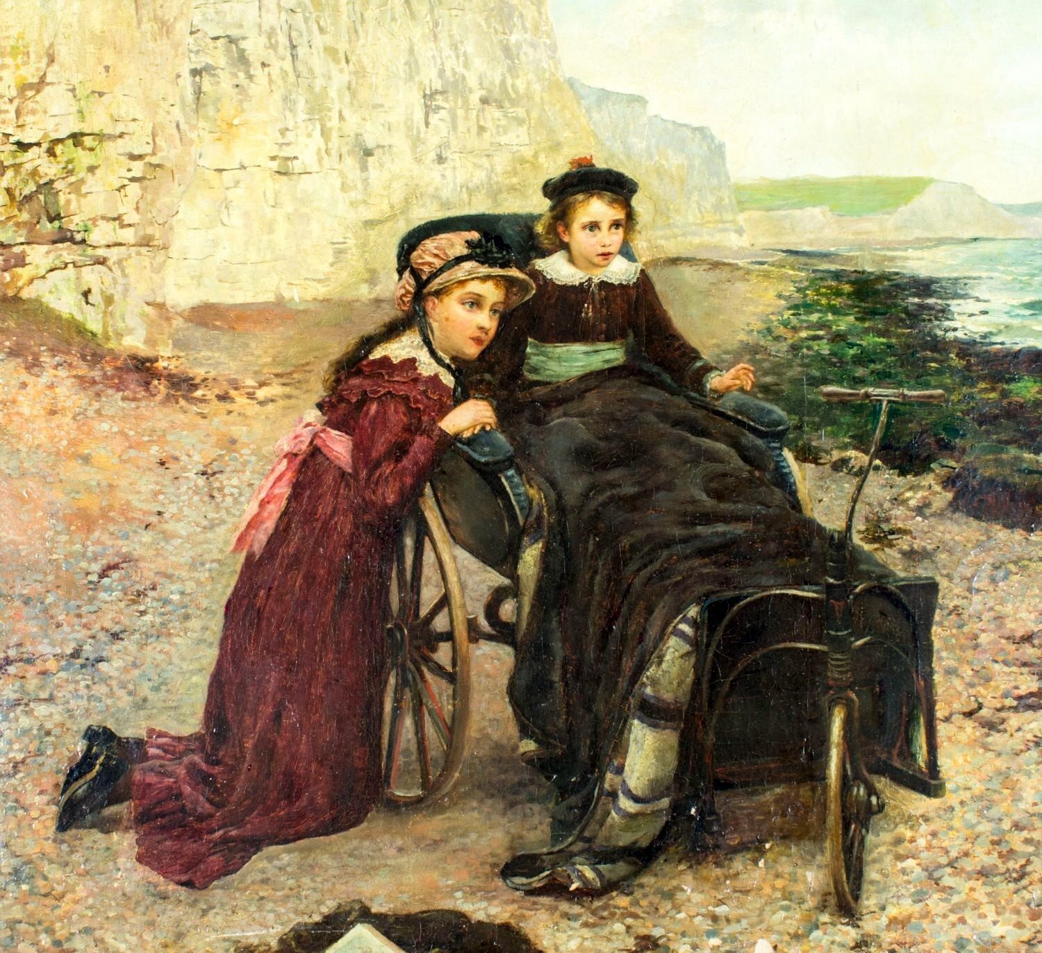 William Henry Bartlett (Irish,1858-1932) oil painting antique 117122